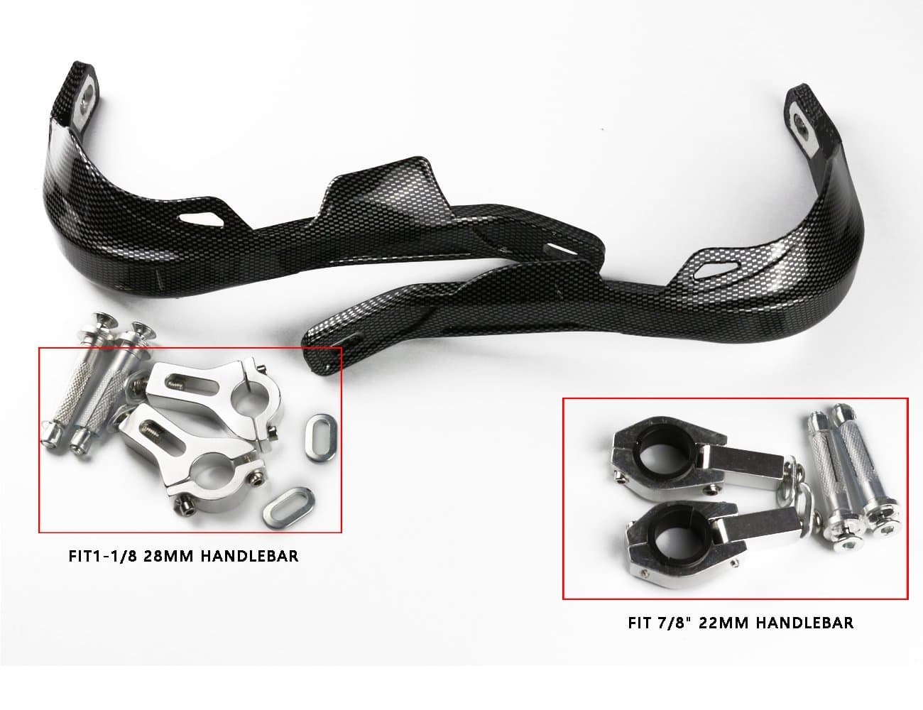 1 1/8" 28mm Aluminum Insert Hand Guard for Pit Dirt Bike ATV Quad Scooter