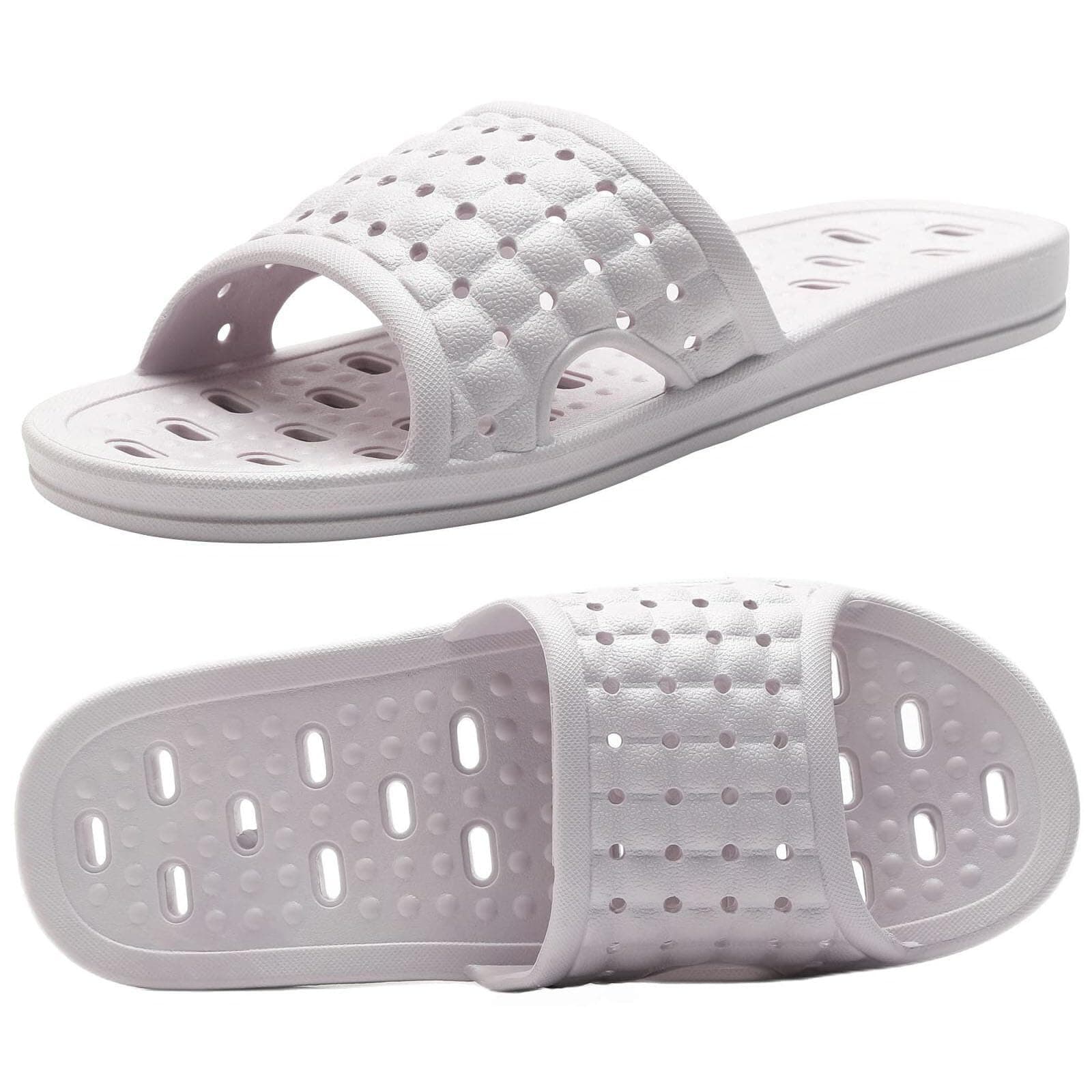 Bath Slippers with Drainage Holes Quick-Drying Non-Slip Dormitory Home Bathroom Slippers Unisex