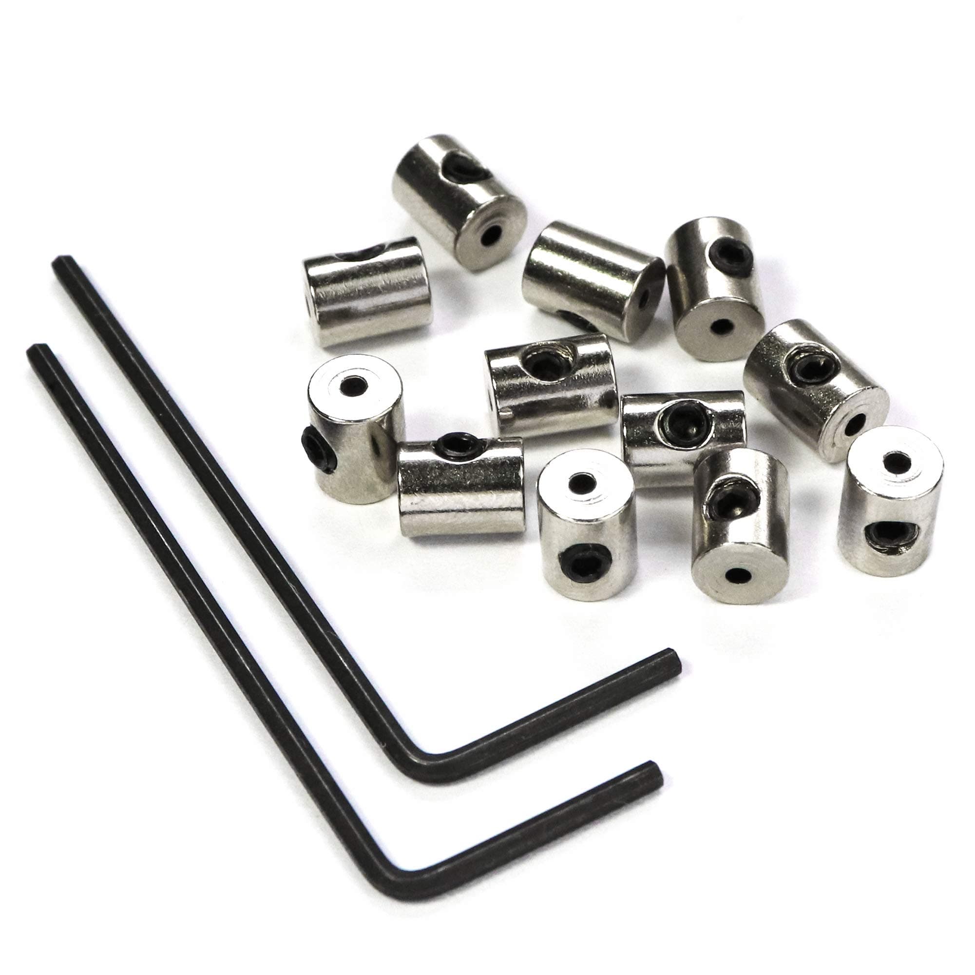 Pin Locks Locking Clasp Pin Backs with Wrench (24 Pieces)