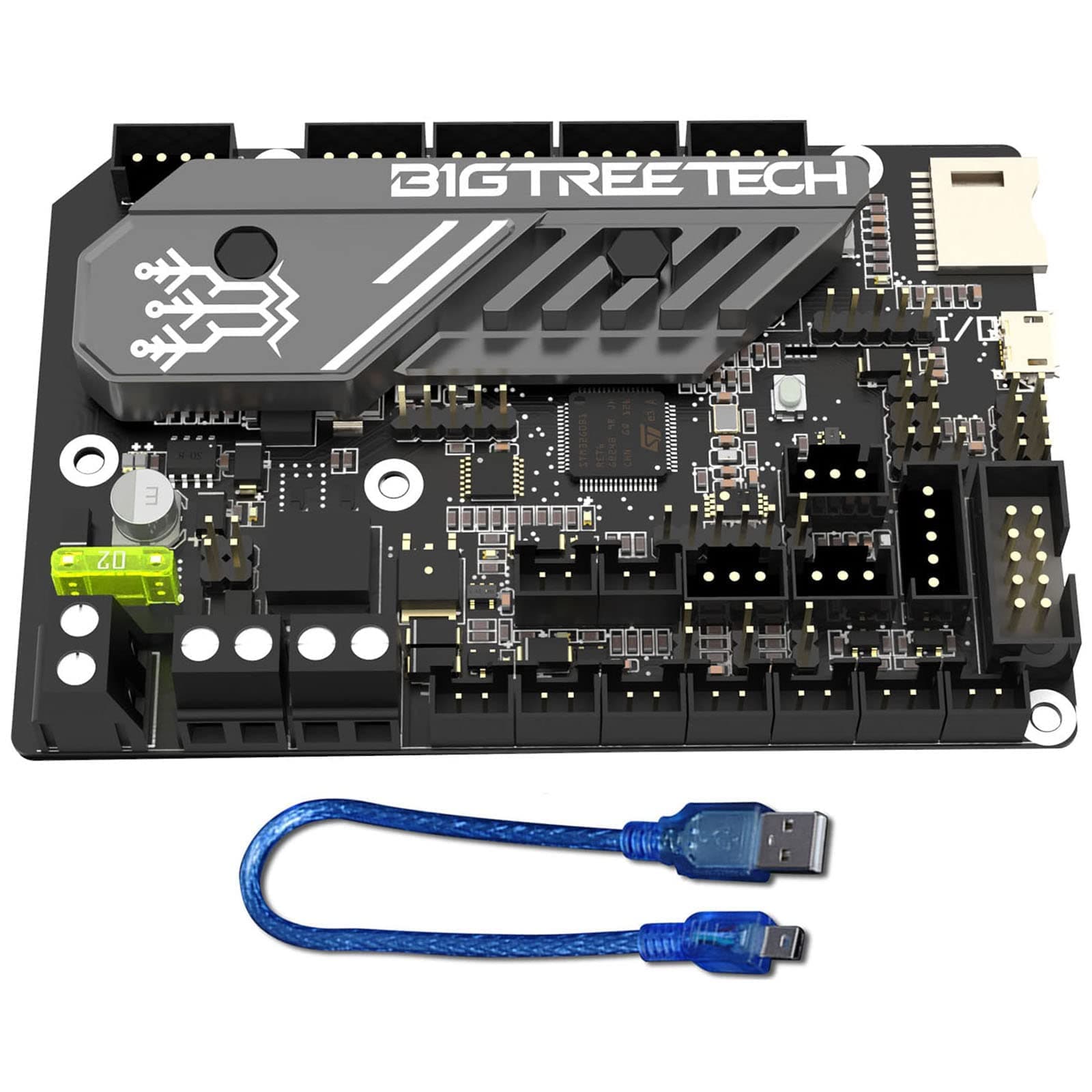 BIGTREETECH SKR Mini E3 V3.0 Control Board Support TMC2209 Stepper Driver Upgrade 32Bit 3D Printer Silent Board for Ender 3, Ender3 Pro, Ender 3 V2 3
