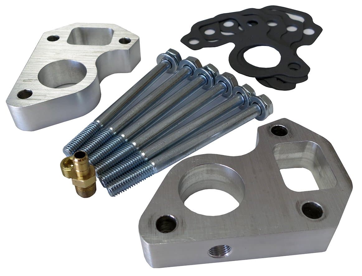 Scram Speed LSX555 GM LS Engine Water Pump Spacers for LS1 pump to Truck Swap