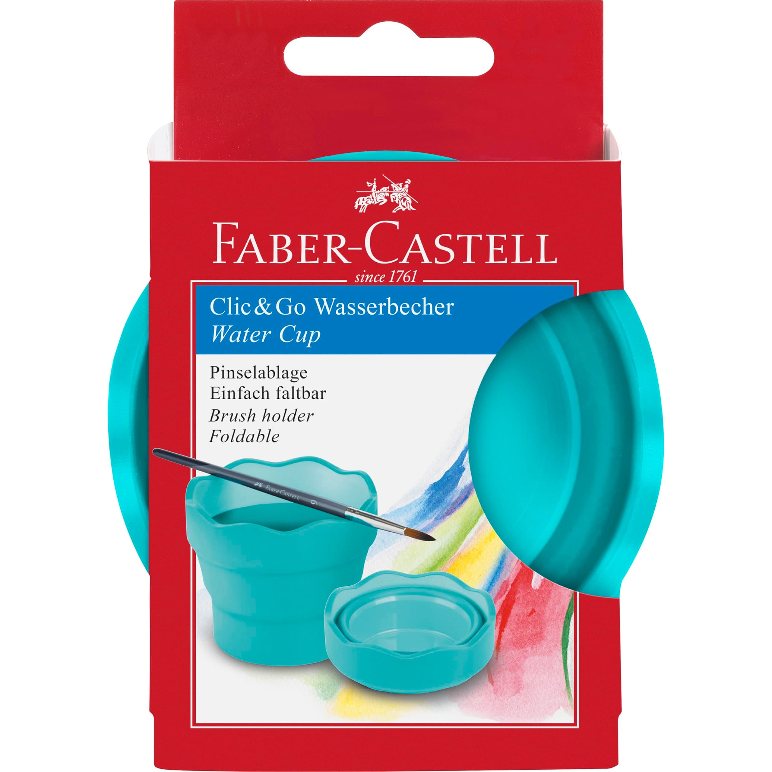 Faber-Castell Water cup Clic&Go turquoise