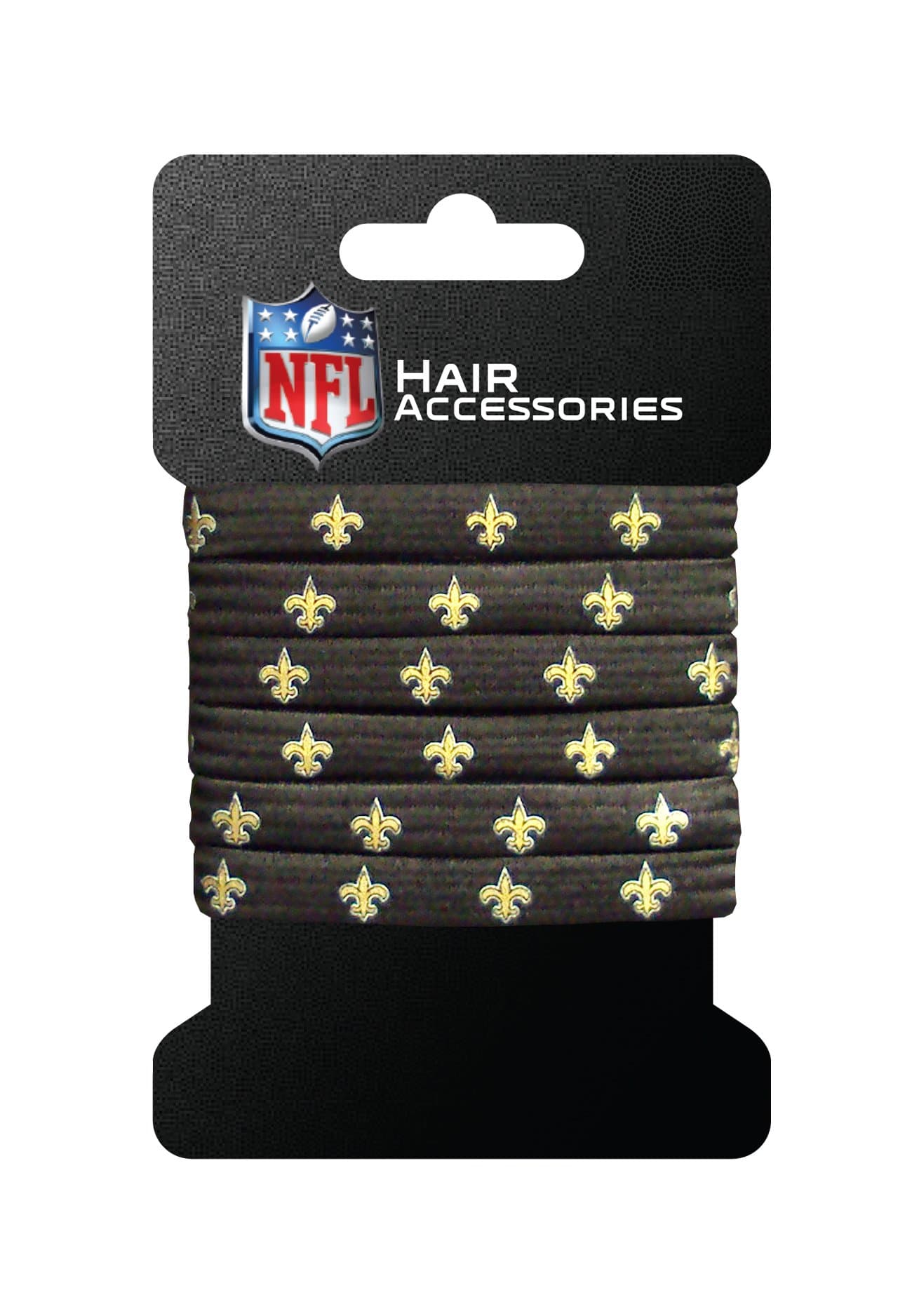 NFL Elastic Ponytail Bands, 6-Piece Set