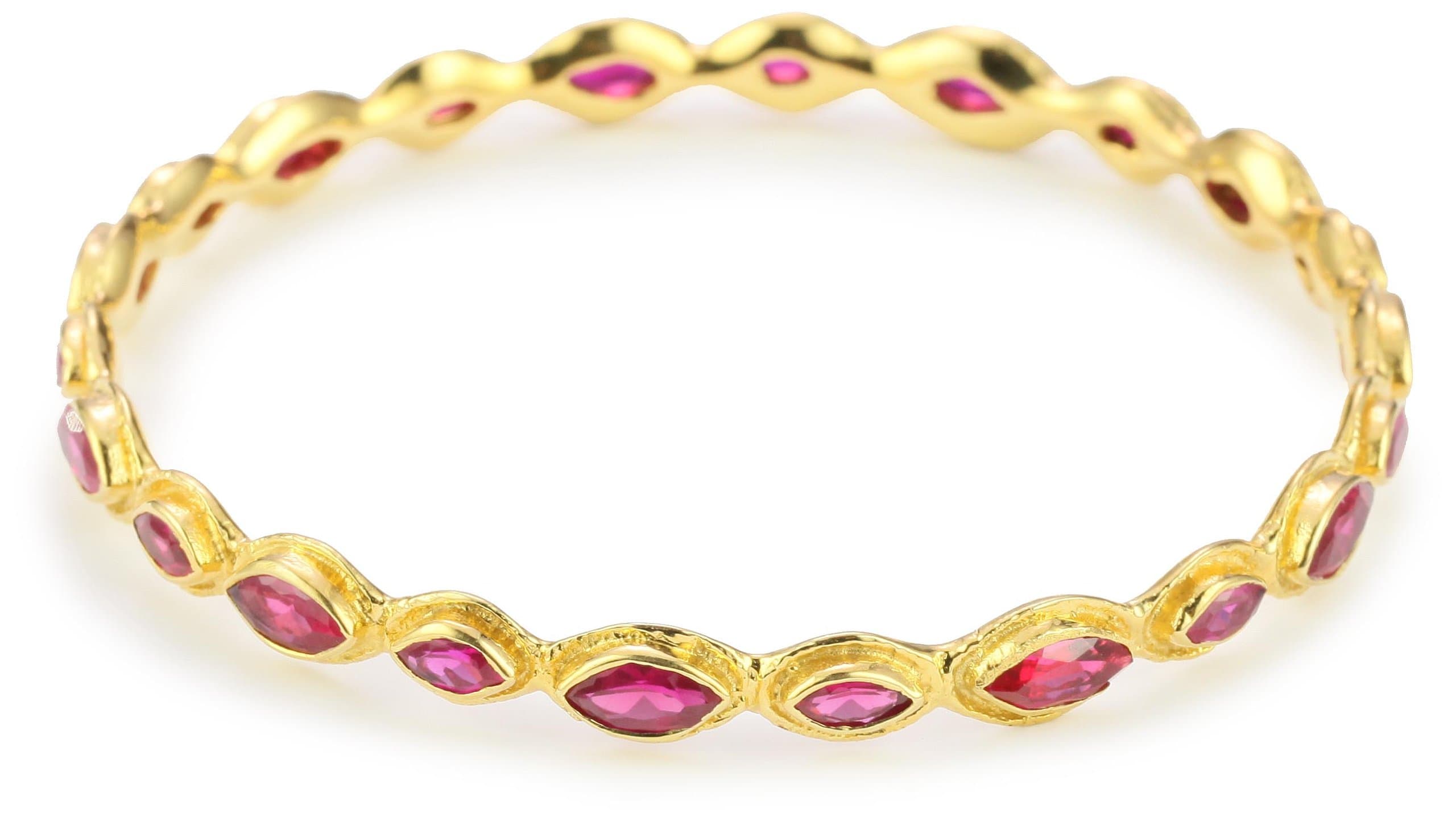 "Gwyneth Collection" 18k Gold-Plated Gwyneth Bangle