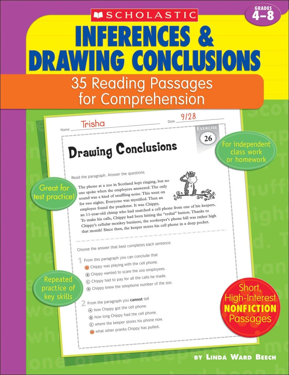 Inferences and Drawing Conclusions: 35 Reading Passages for Comprehension: Grades 4-8