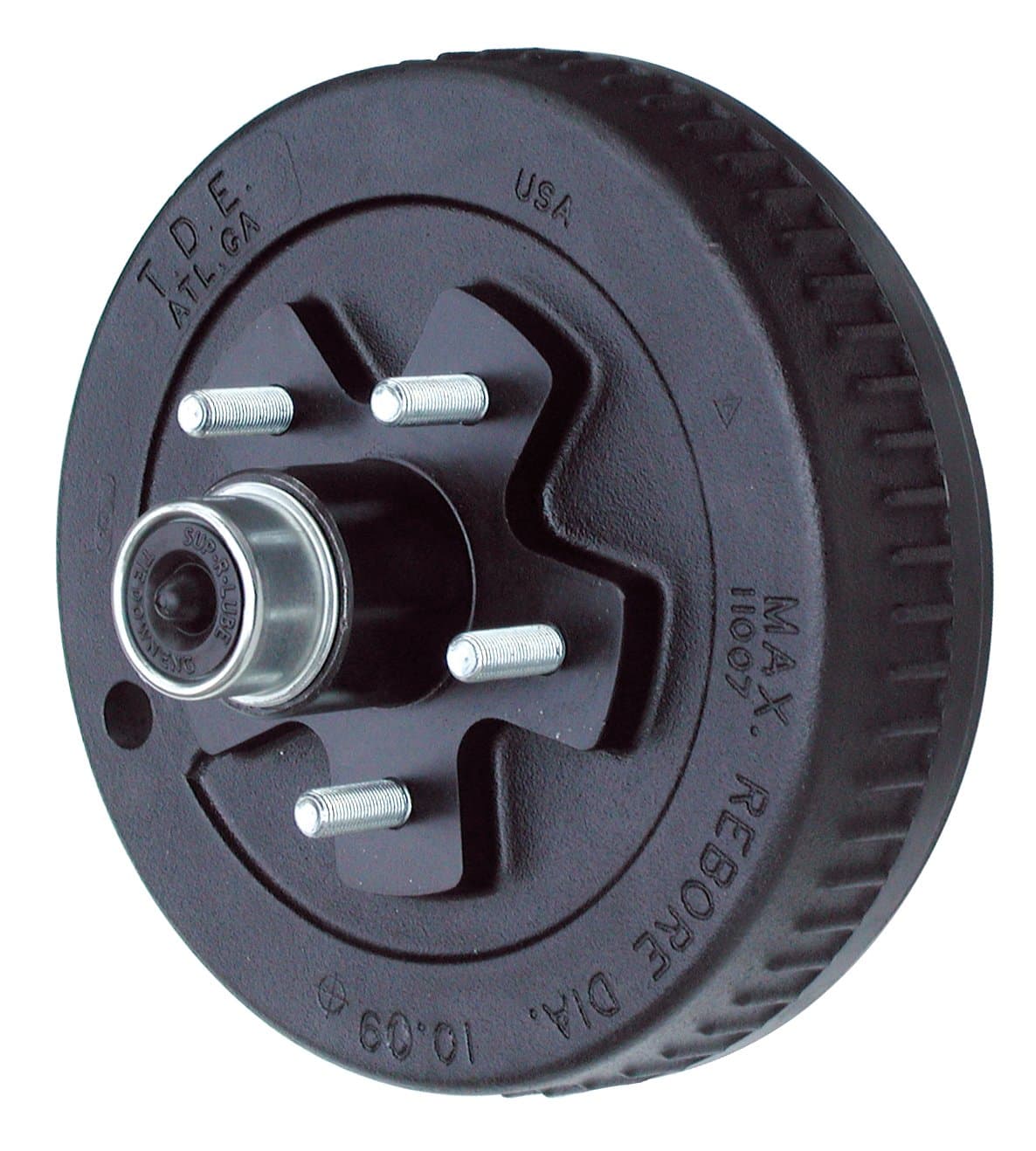 TowZone10-Inch Brake Drum Hub for Trailers