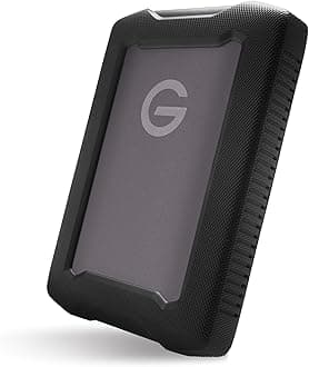 G-DRIVE ArmorATD 5TB, portable rugged external hard drive, HDD up to 130 MB/s, USB-C (5Gbps), USB 3.2 Gen 1, Thunderbolt 3
