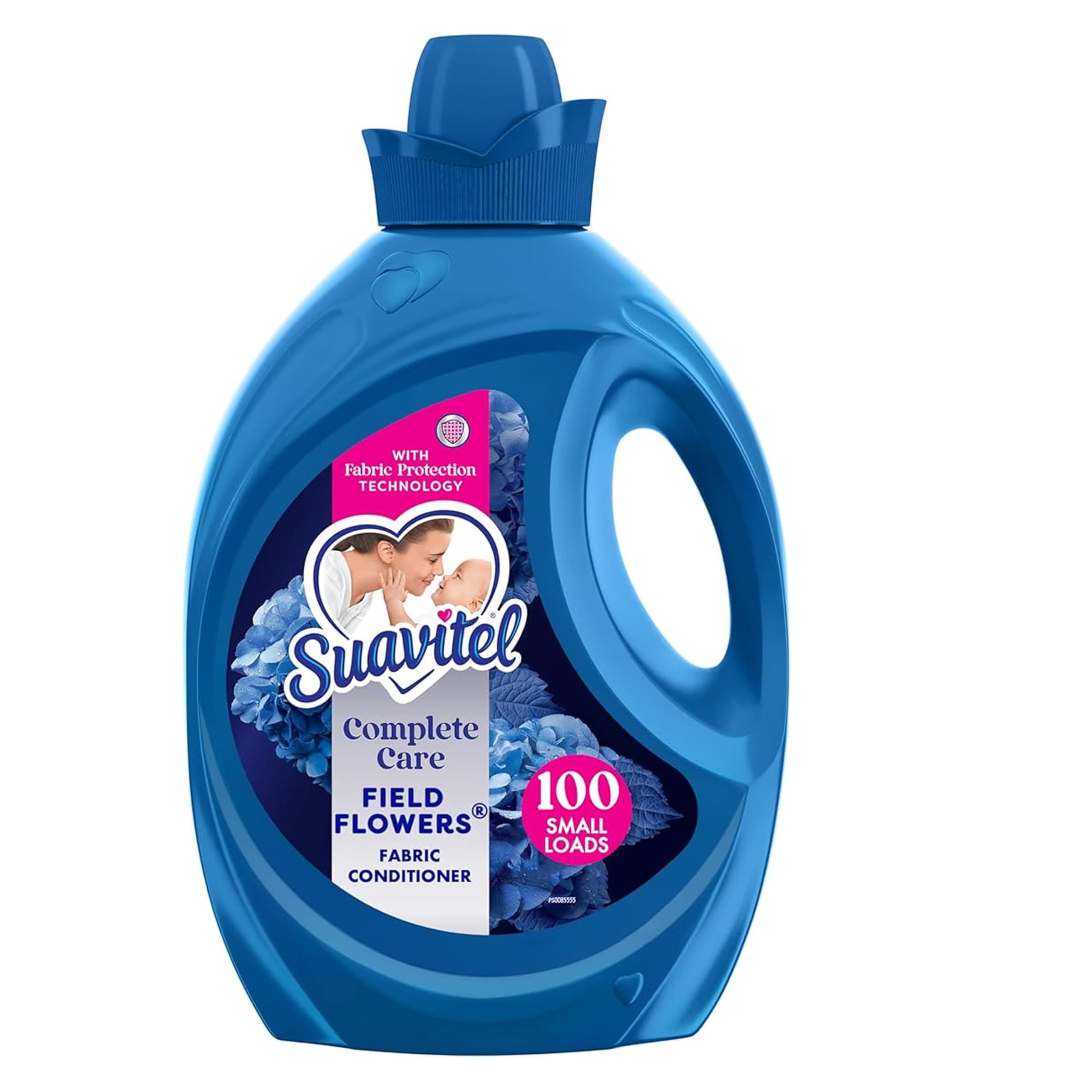 Suavitel Complete Liquid Fabric Softener, Fabric Conditioner, HE Compatible, 100 Small Loads, Field Flowers Scent, 100 fl oz Bottle