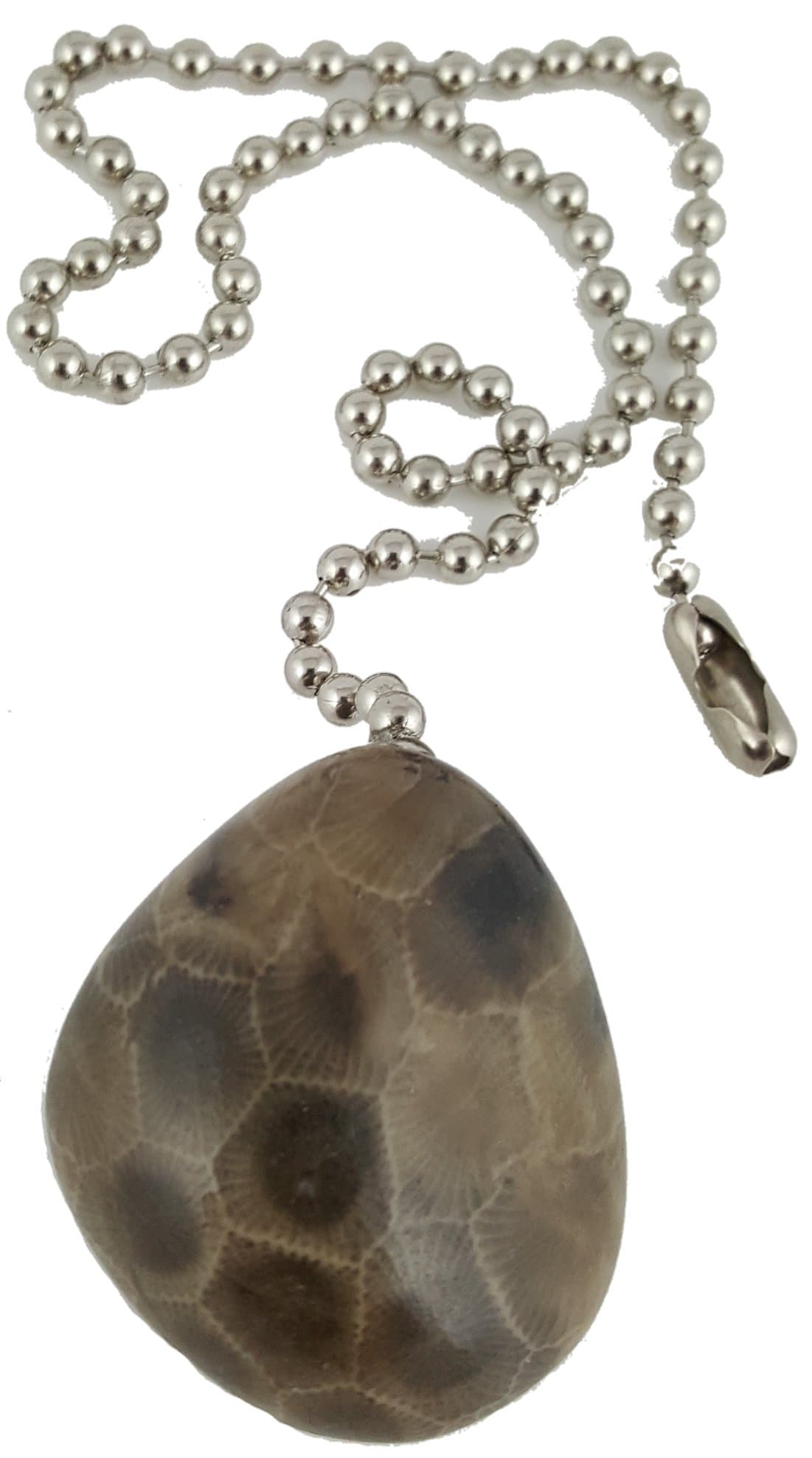 Petoskey Stone Decorative chain pull for fans and lights | Made in Michigan