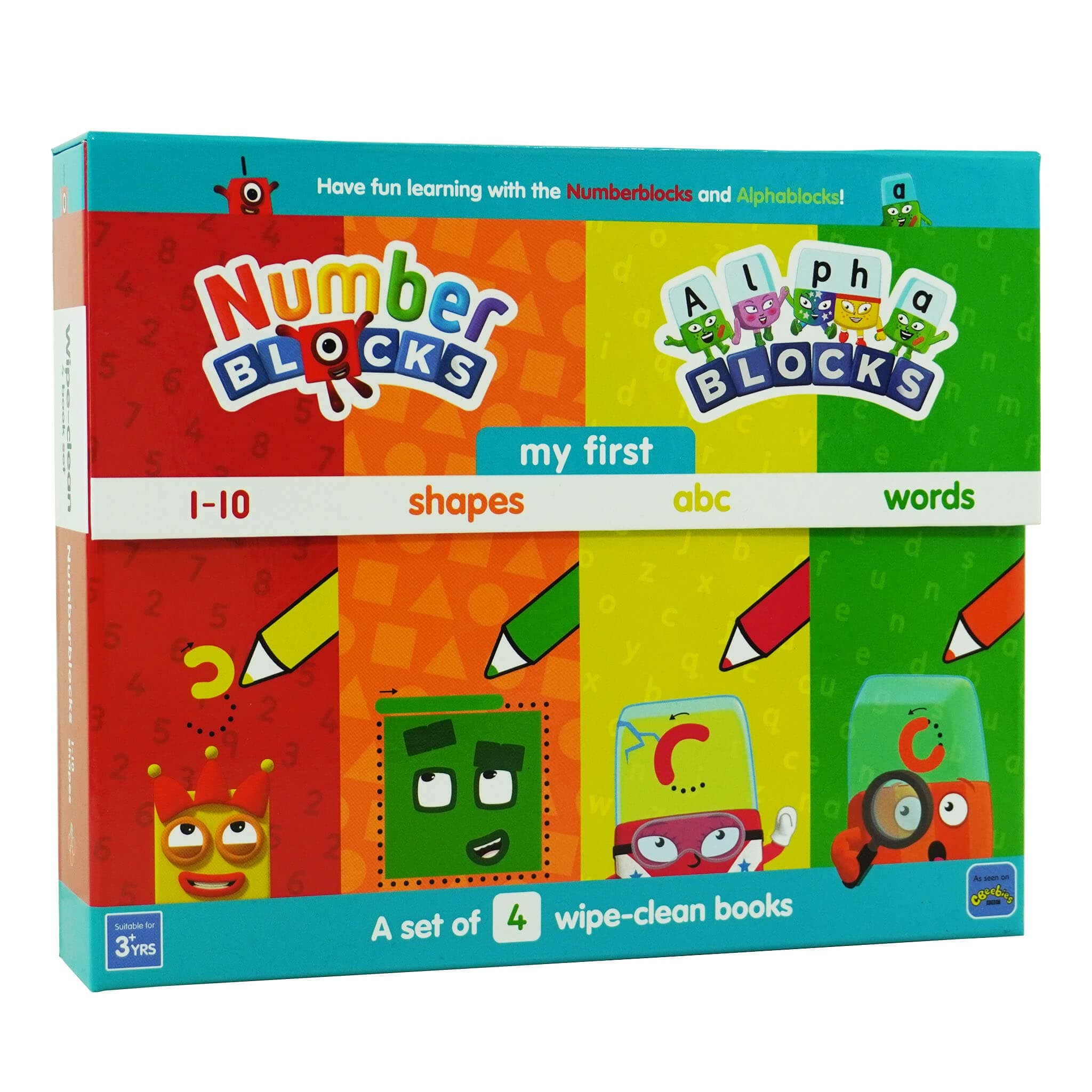 Numberblocks and Alphablocks: My First Numbers and Letters Set (4 wipe-clean books with pens included): Cinema and Cultural Exchange