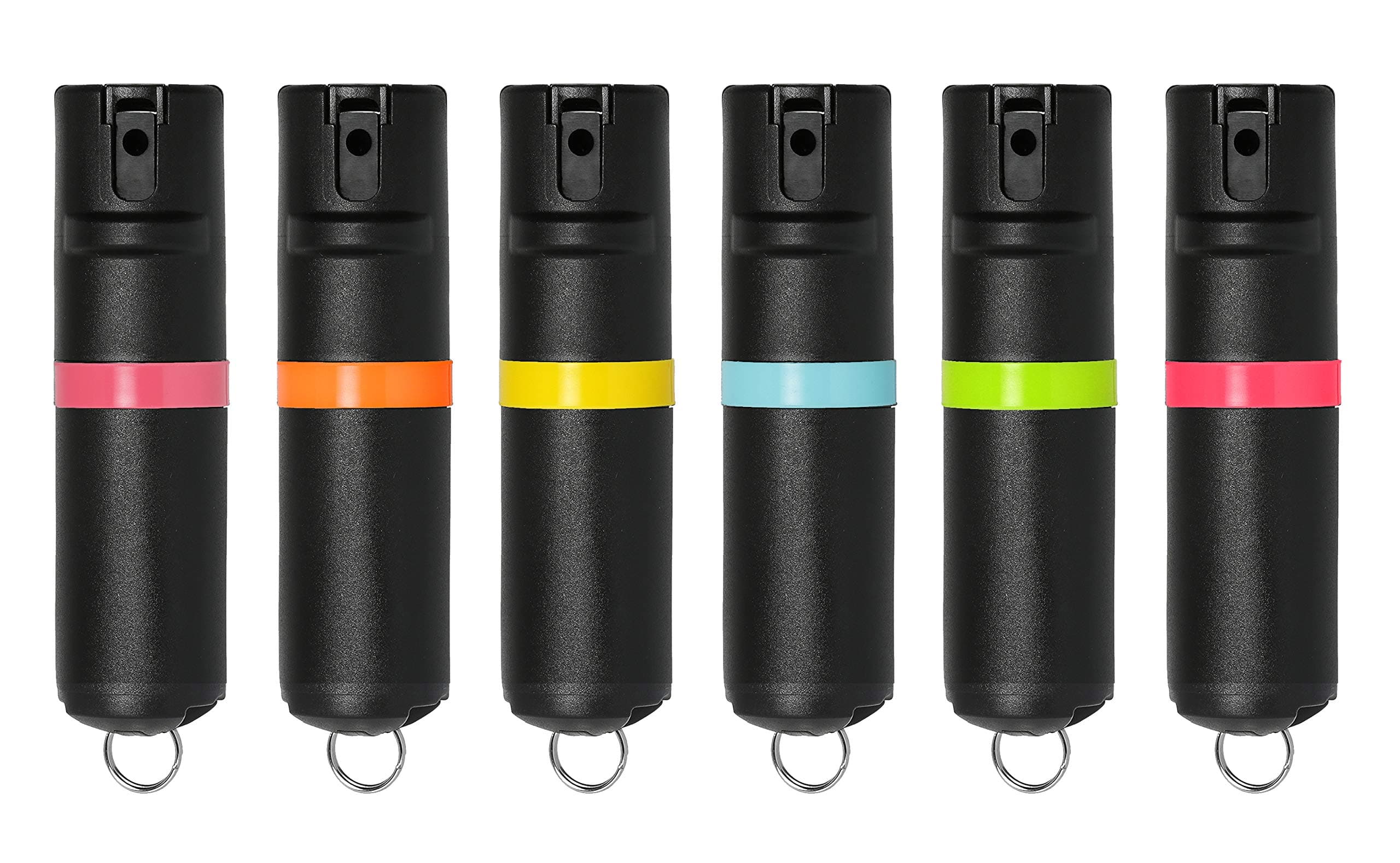 POM Pepper Spray Flip Top - Maximum Strength OC Spray for Self Defense - Tactical Compact & Safe Design - 25 Bursts & 10 ft Range - Powerful & Accurate Stream Pattern…