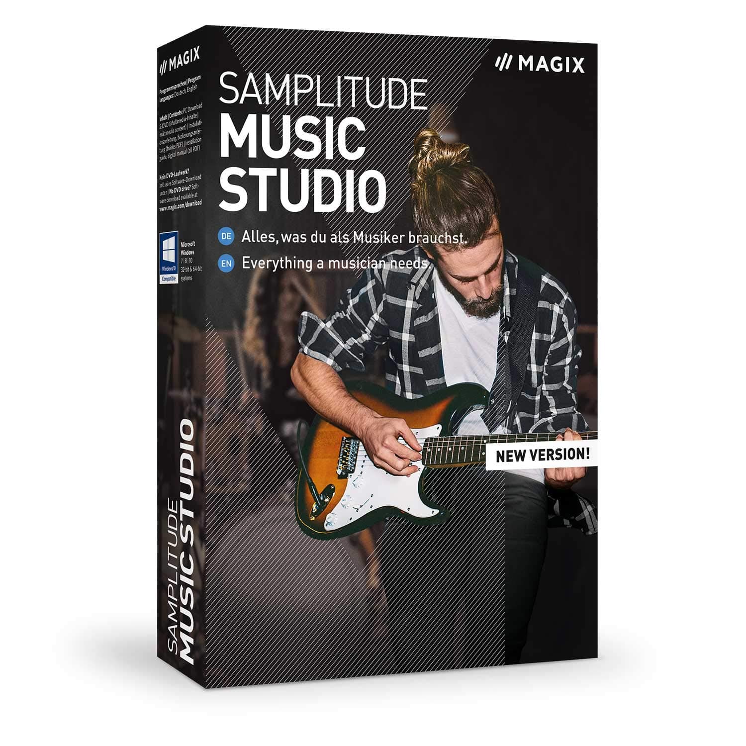 Samplitude Music Studio - Version 2020 - Everything a musician needs|Standard|Multiple|Limitless|PC|Disc