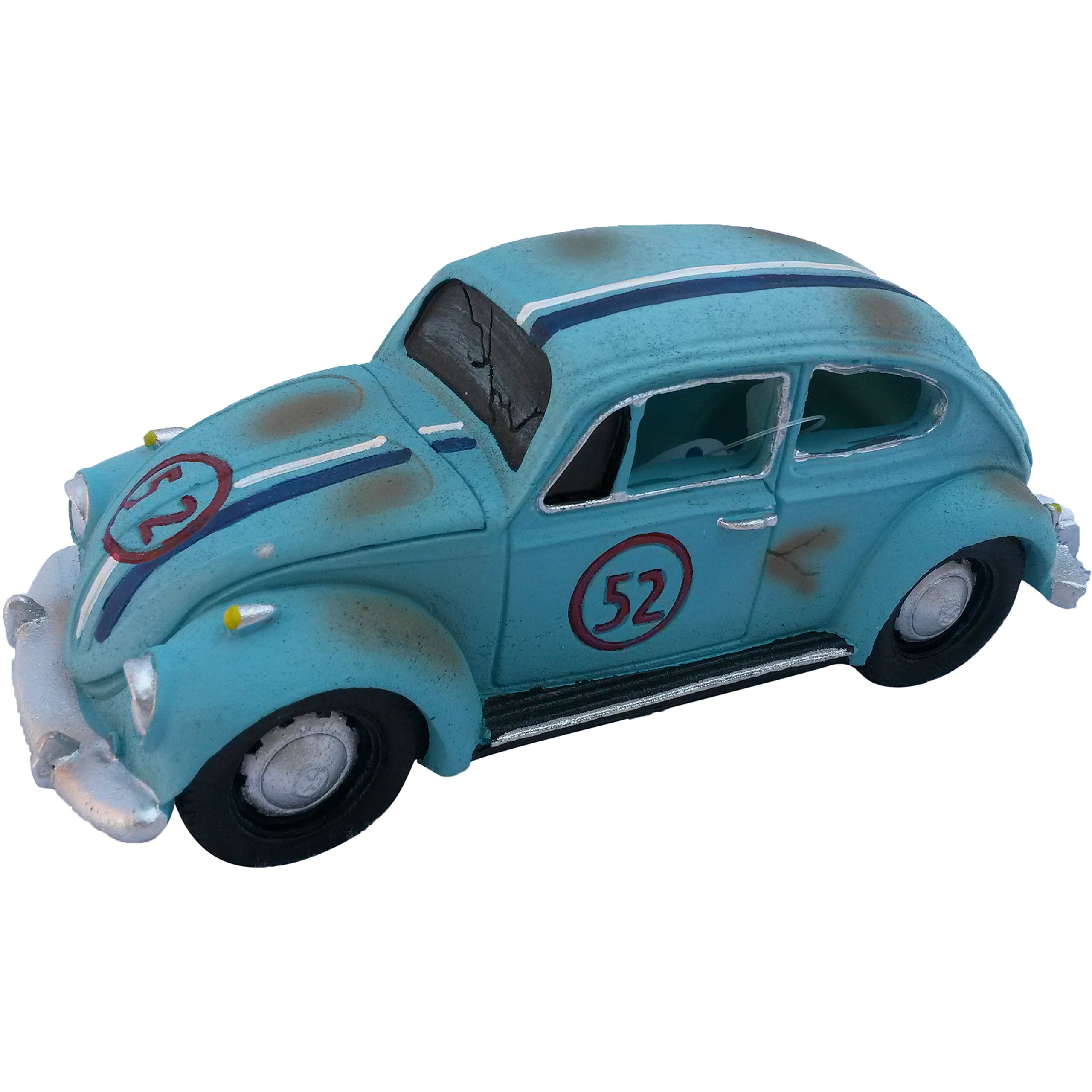 Blue Car Aquarium Ornament