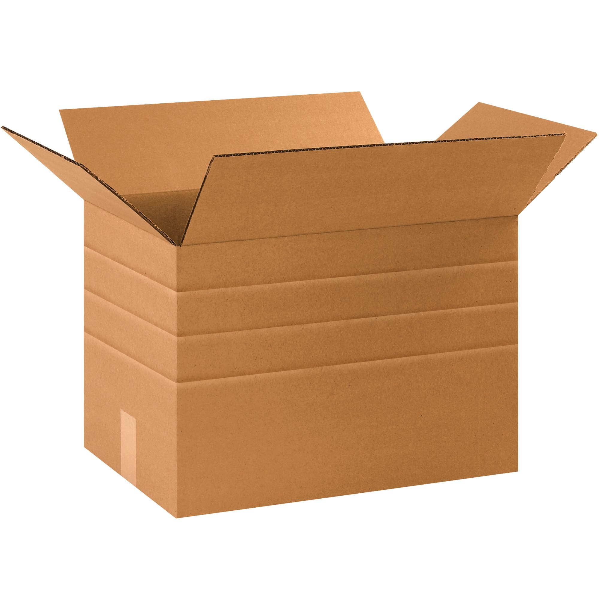Tape Logic TLMD171112 Multi-Depth Corrugated Boxes, 17 1/4" x 11 1/4 x 12", Kraft (Pack of 25)
