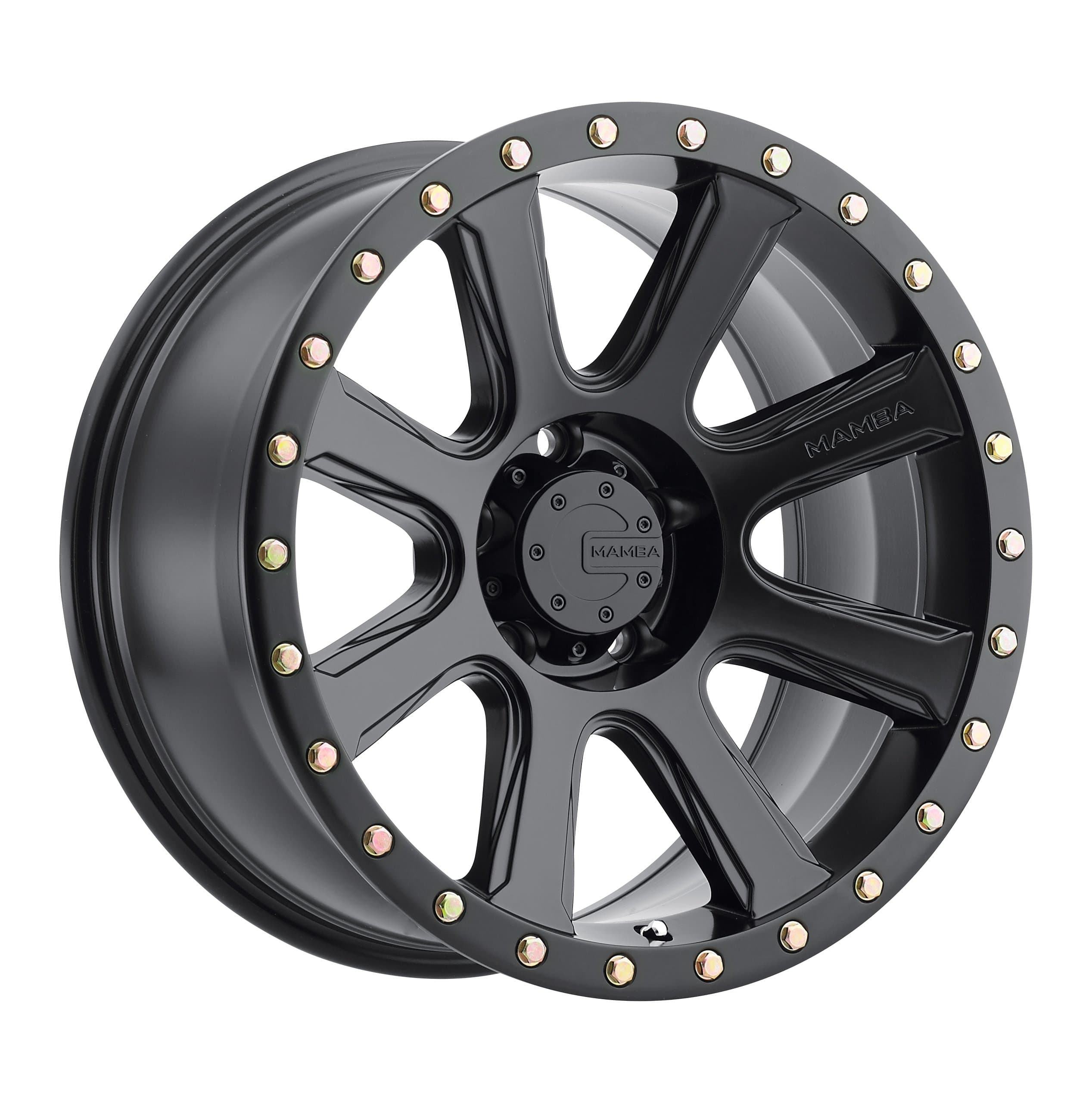 Mamba M16 Matte Black Wheel with Painted and tpms (18 x 9. inches /5 x 139 mm, 19 mm Offset)