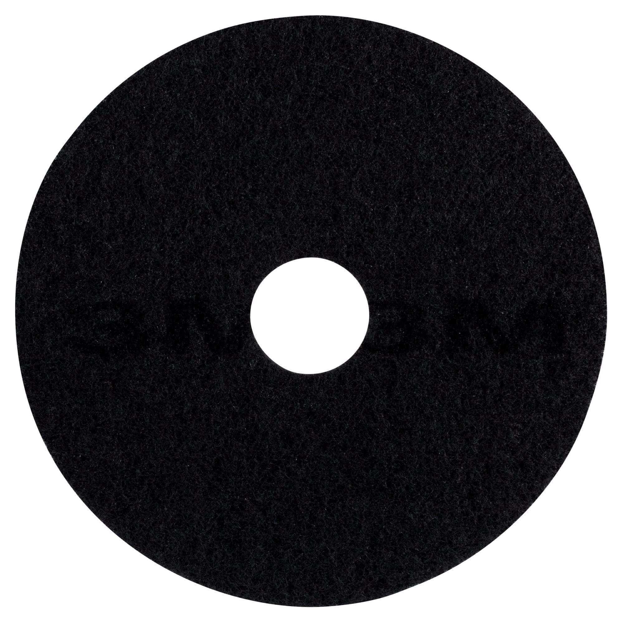 Low-Speed Stripper Floor Pad 7200, 19" Diameter, Black (Case of 5)