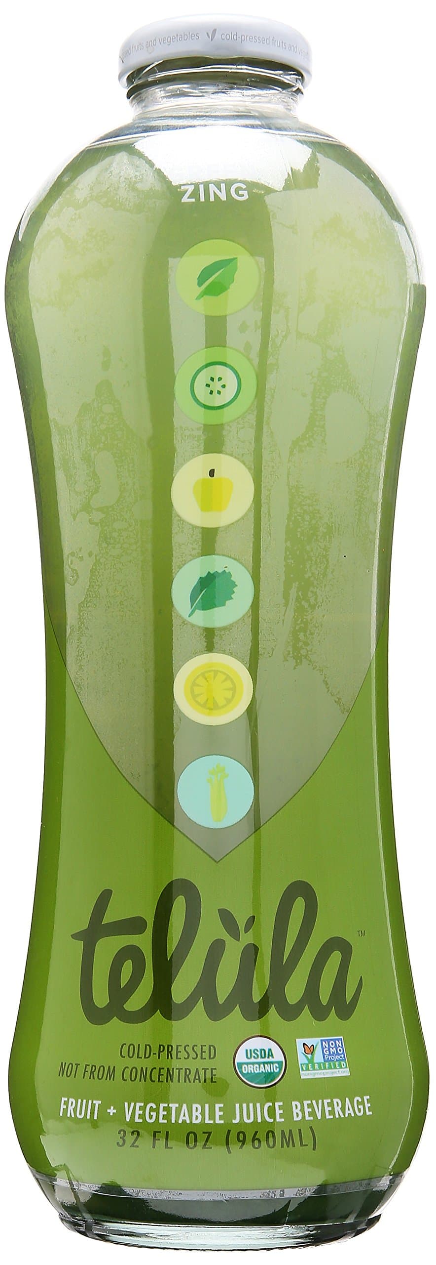 Telula Juice Green Zing Organic, 32 oz