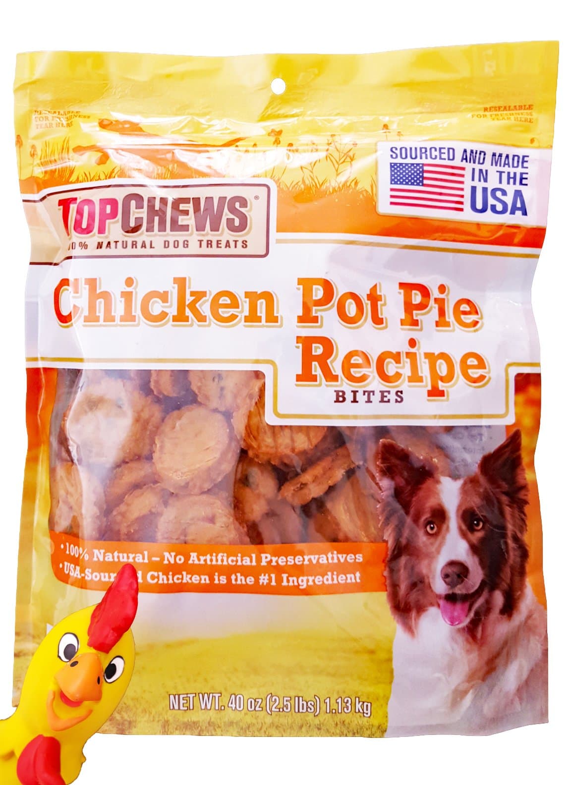Top Chews Chicken Pot Pie Recipe Bites.