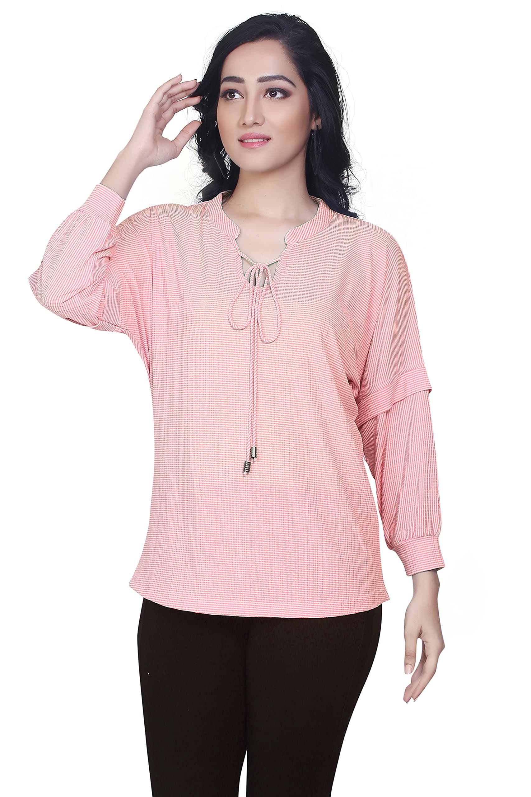 Go.4.it Women's Beautiful Thin Stripes Top