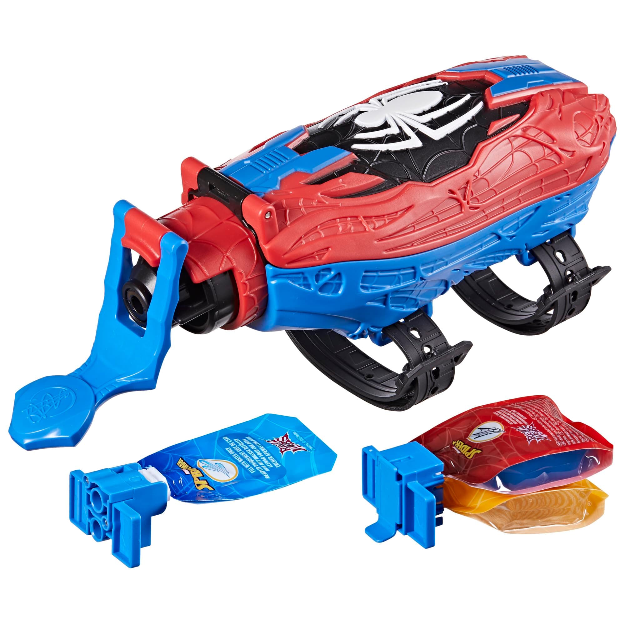 Marvel Spider-Man Real Webs Ultimate Web Blaster - 2-in-1 Role Play Toy, Spider-Man Costume, Kids 5+