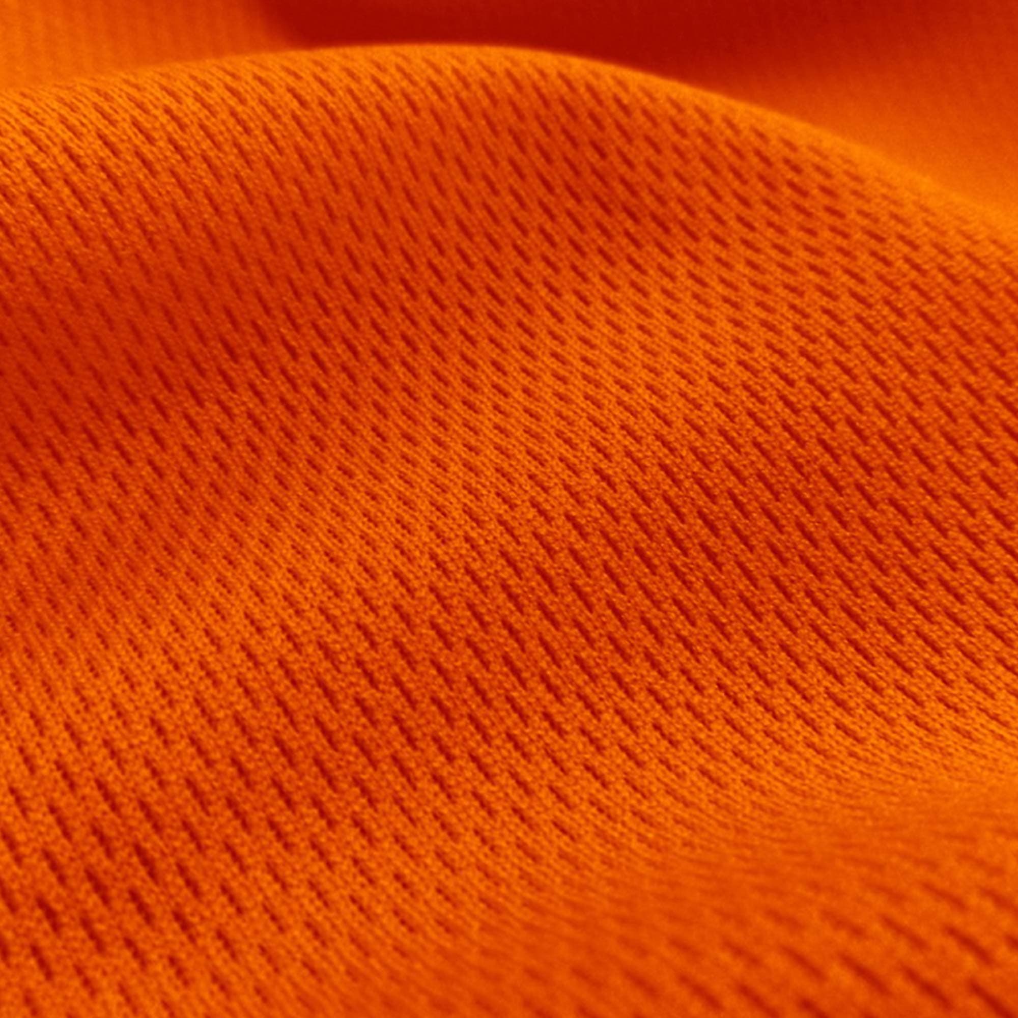 Pico Textiles 1 Yard - Orange Polyester Dimple Mesh Jersey Fabric - Sold by The Yard - Variety of Colors - Durable Athletic Mesh Fabric, Ideal for Sewing Soccer and Basketball Jerseys Uniforms