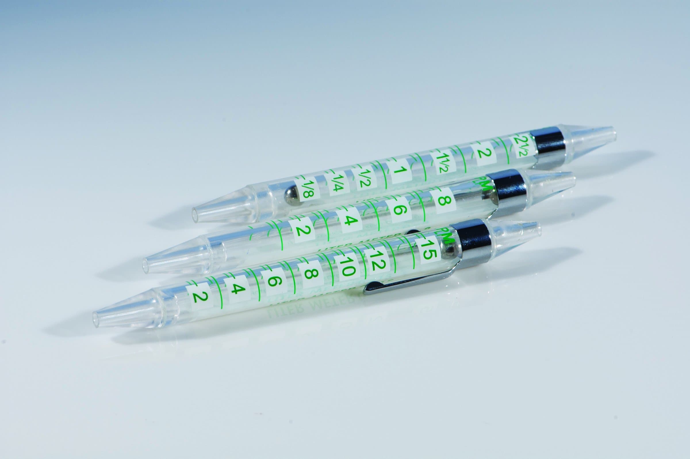 Oxygen Gas Liter Flow Meter Measures 3-15LPM