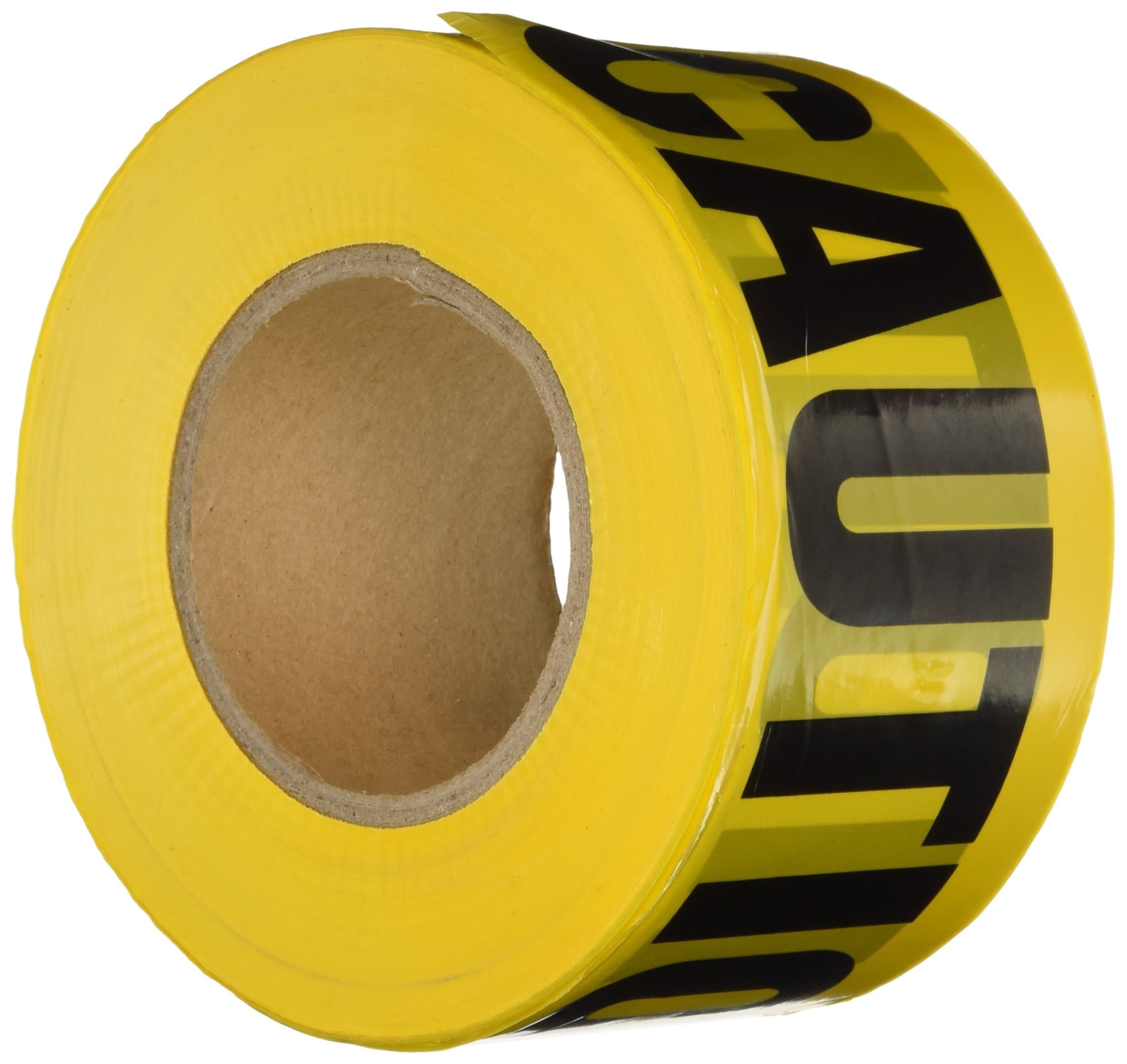 PT-100 Caution Barricade Tape, Yellow