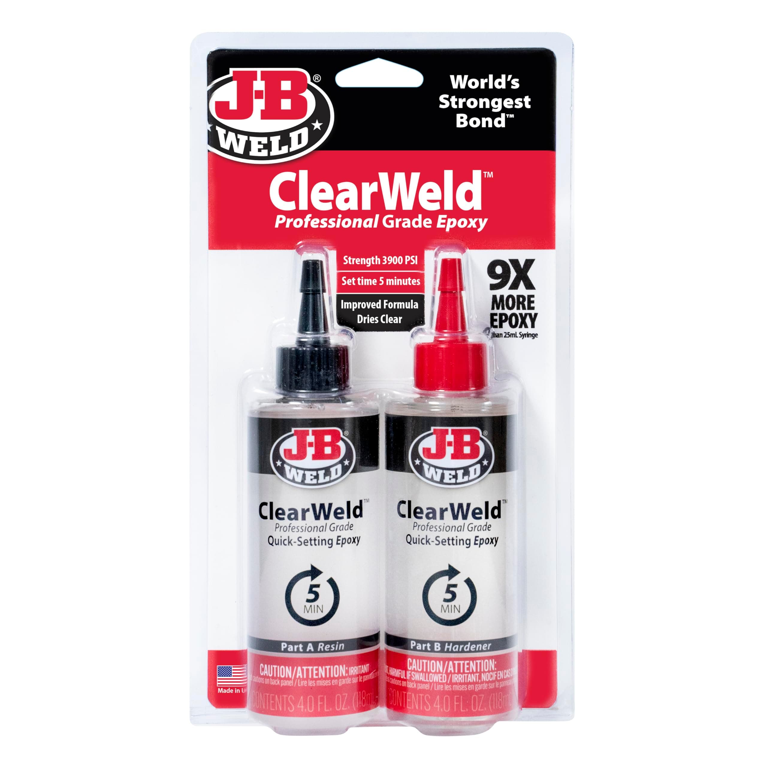Pro Size ClearWeld 5 Minute Set Epoxy