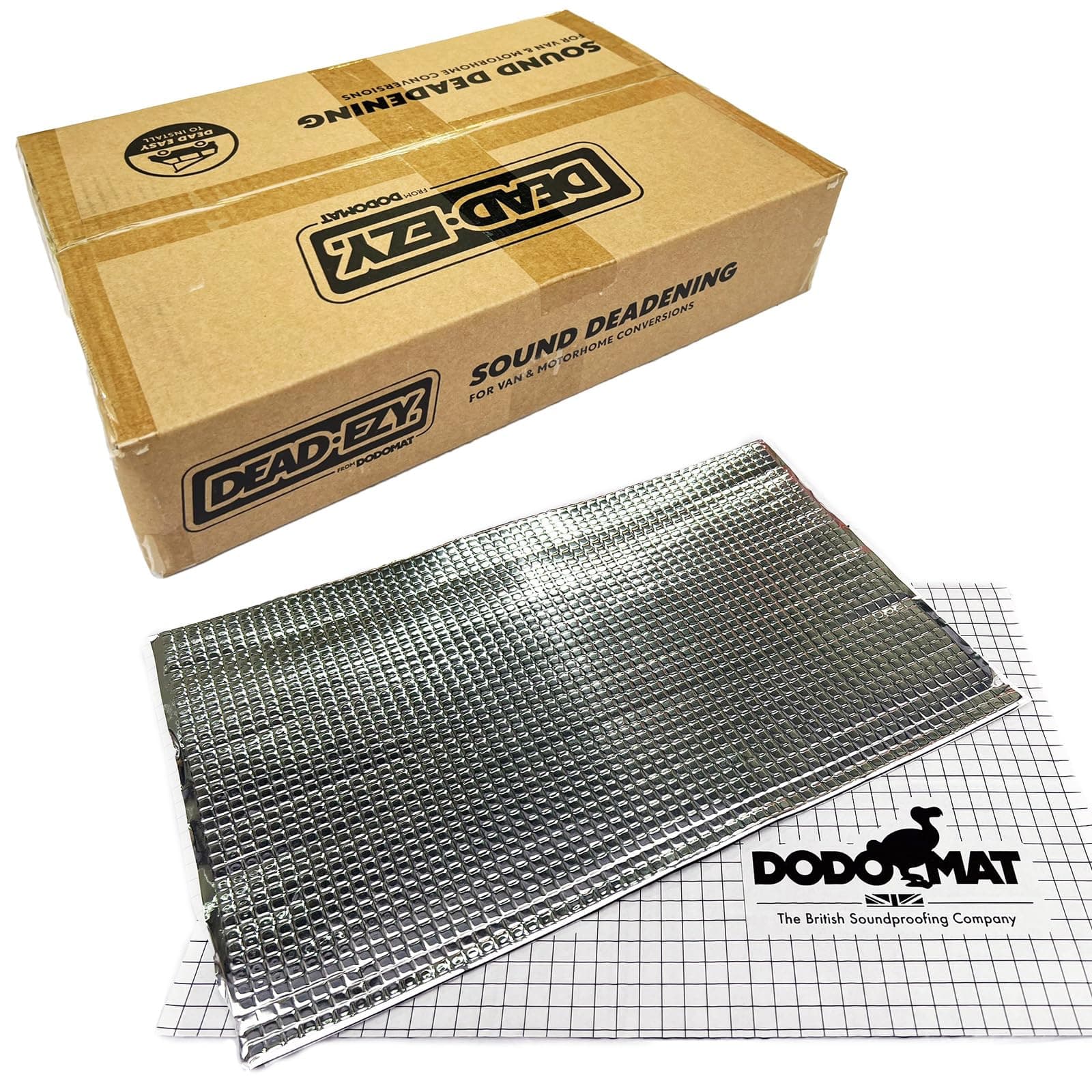 Dead-EZY Sound deadening mat, 40 Sheets, 40 sq.ft (3.7sq.m), car & Van Sound proofing, Vibration Damping