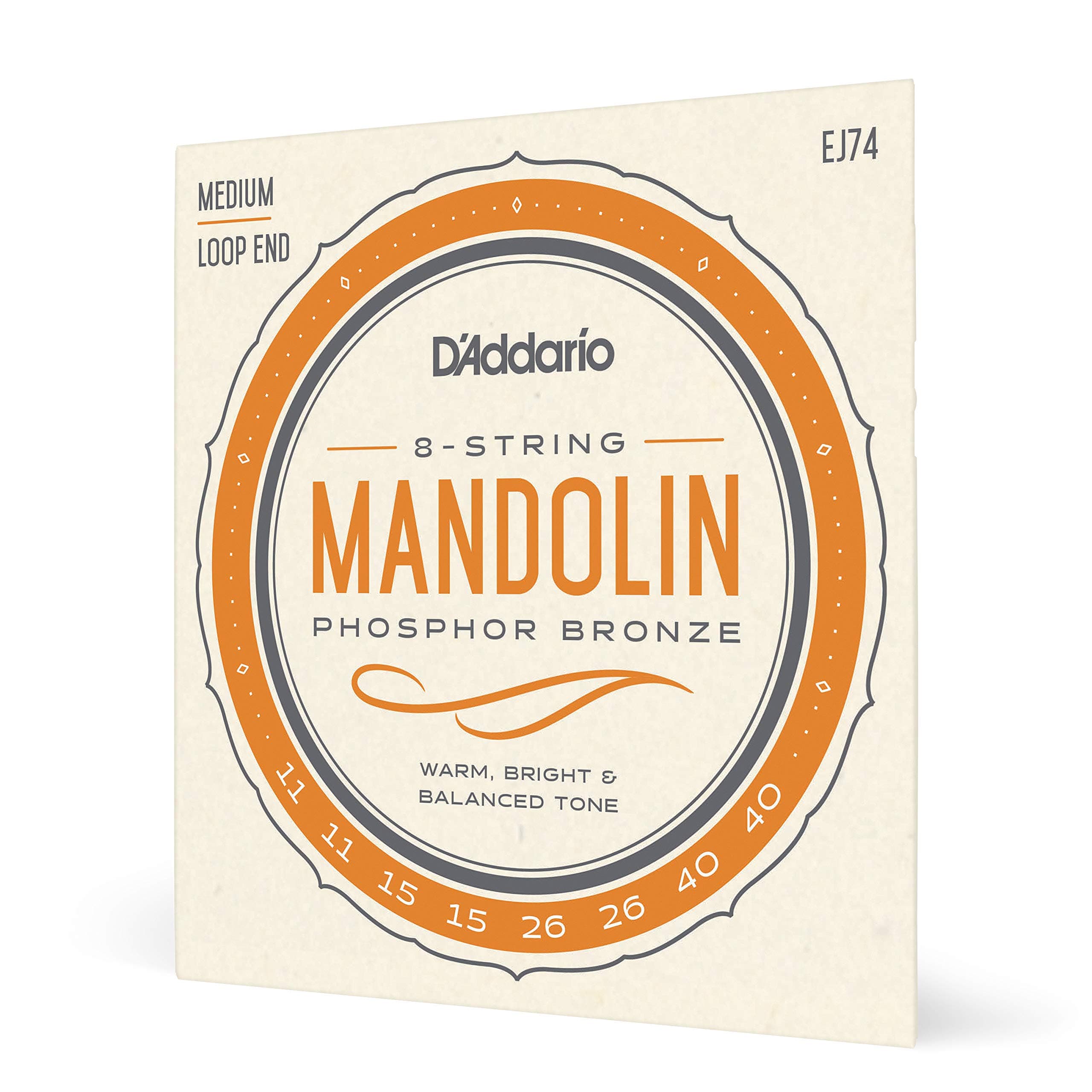 EJ74 11-40 Medium Phosphor Bronze Mandolin String