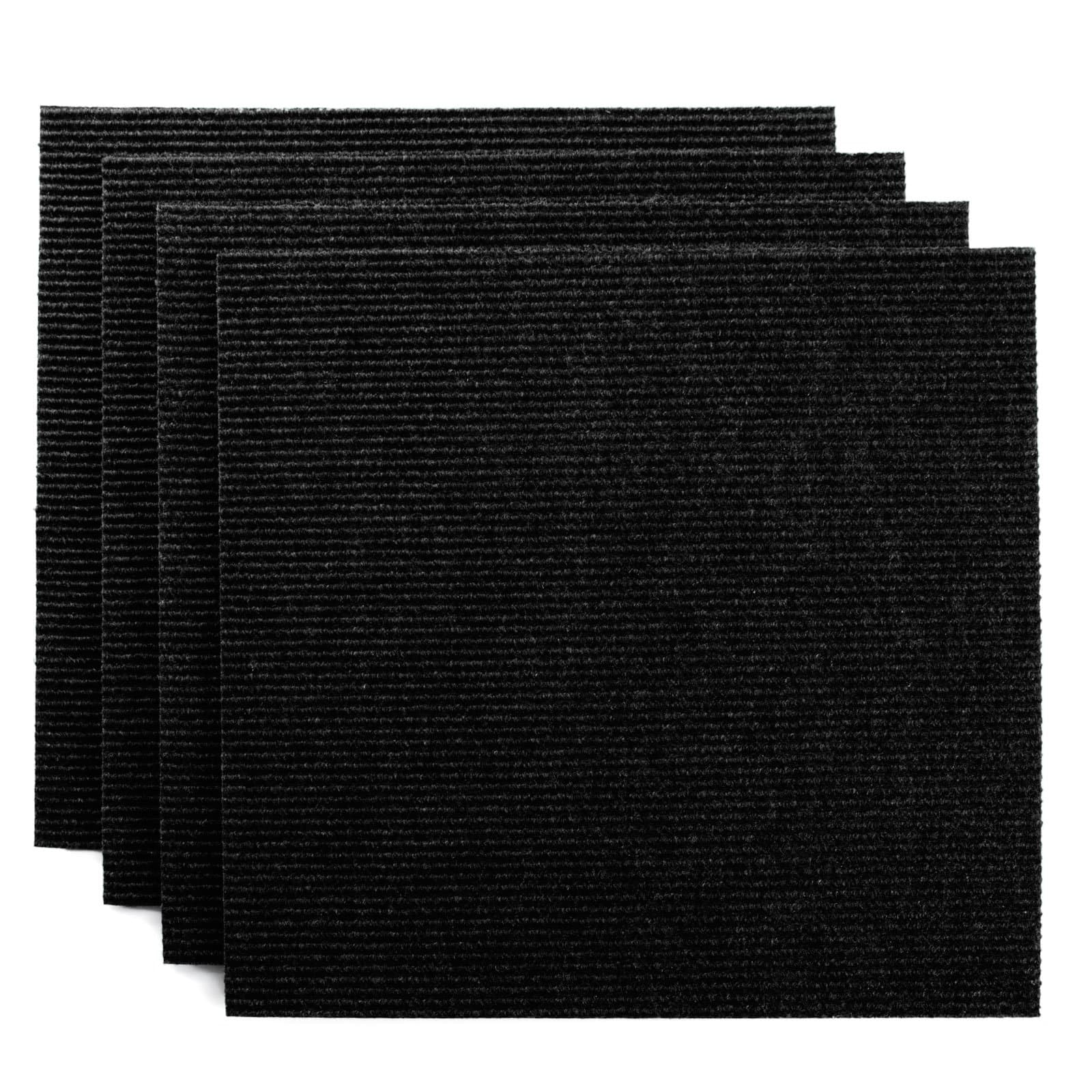 Premium Carpet Tiles - 1 sqm - Black