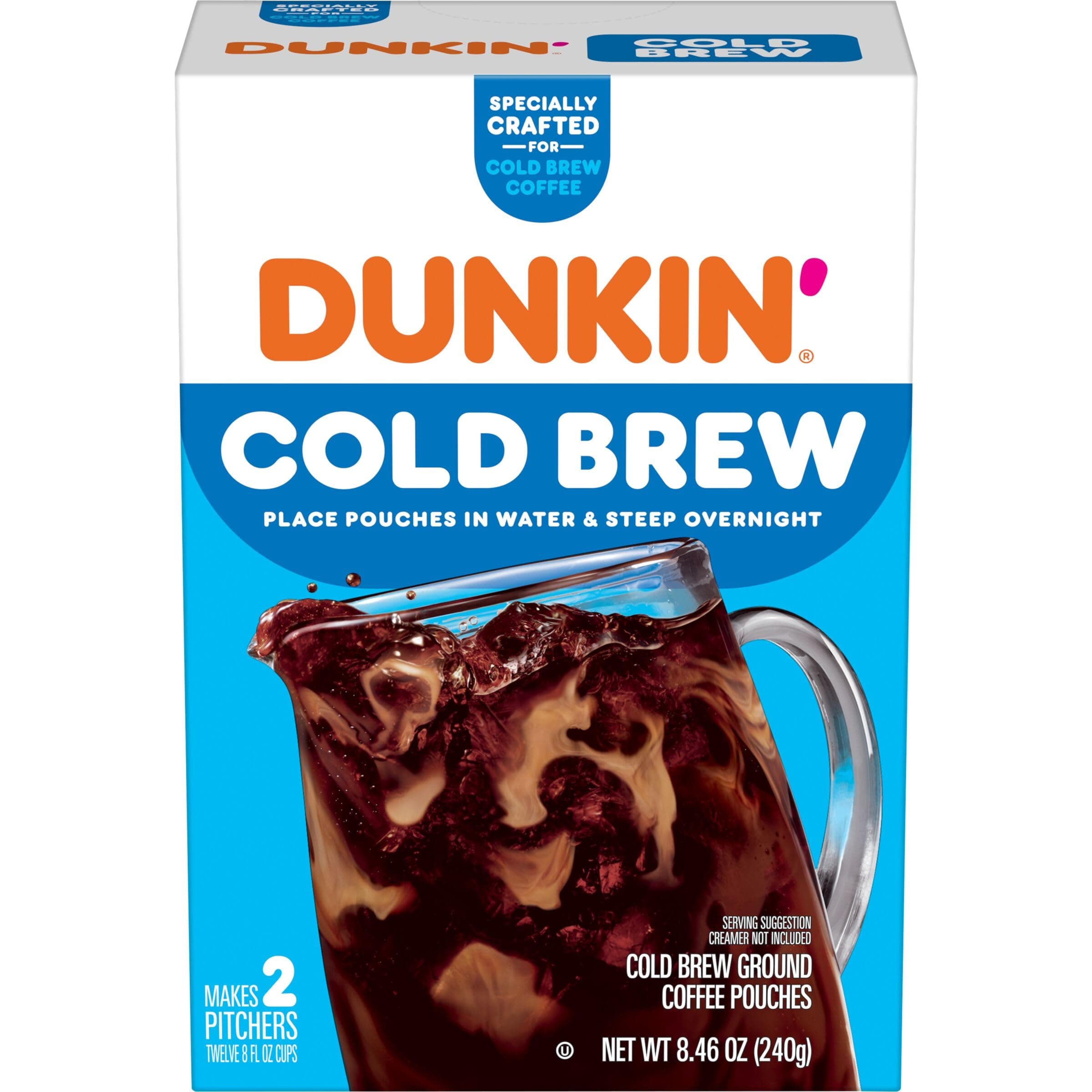 Dunkin' Cold Brew Coffee Pods, 2/Box (SMU00988)