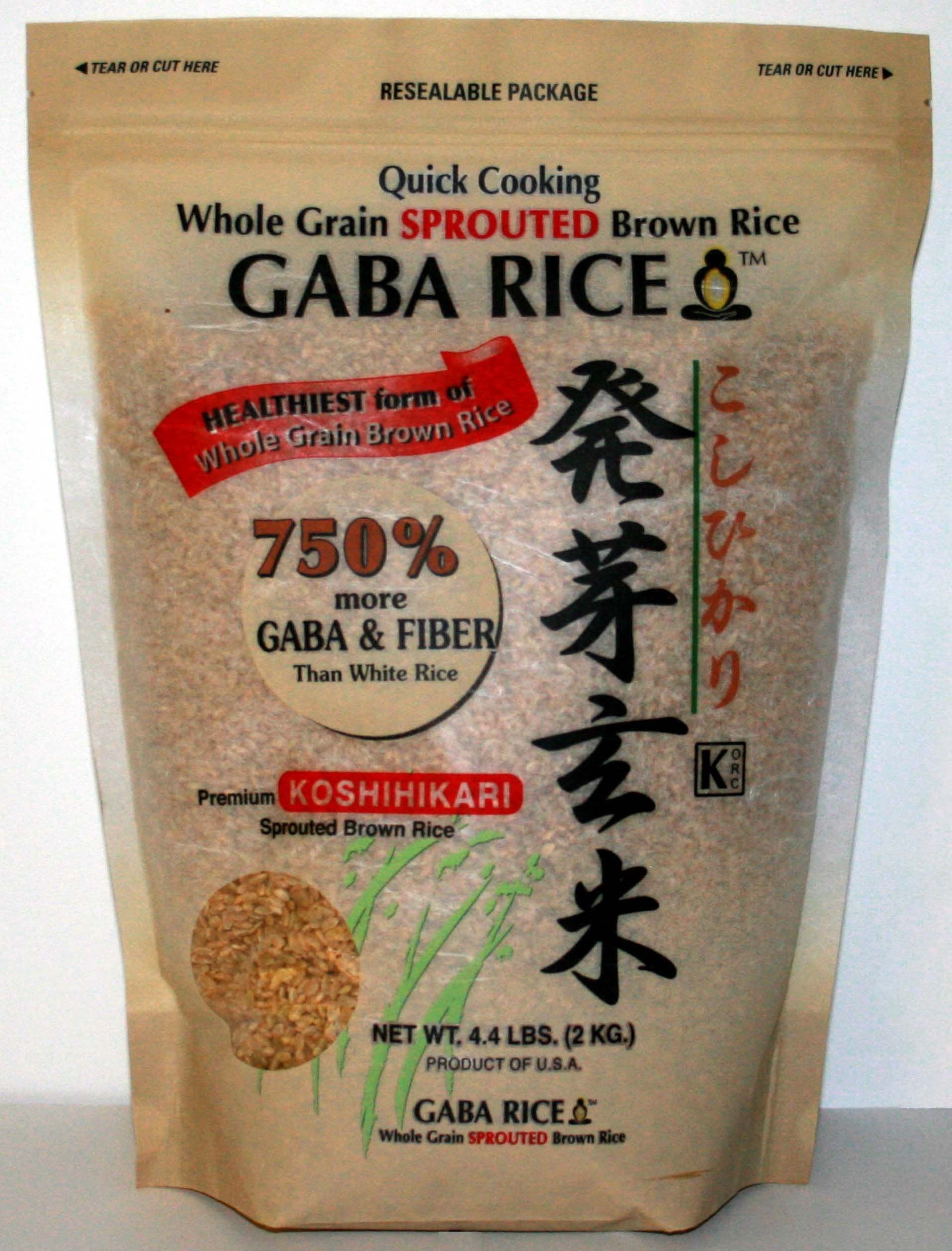 GABA - Sprouted Brown Rice 1 2kg bag