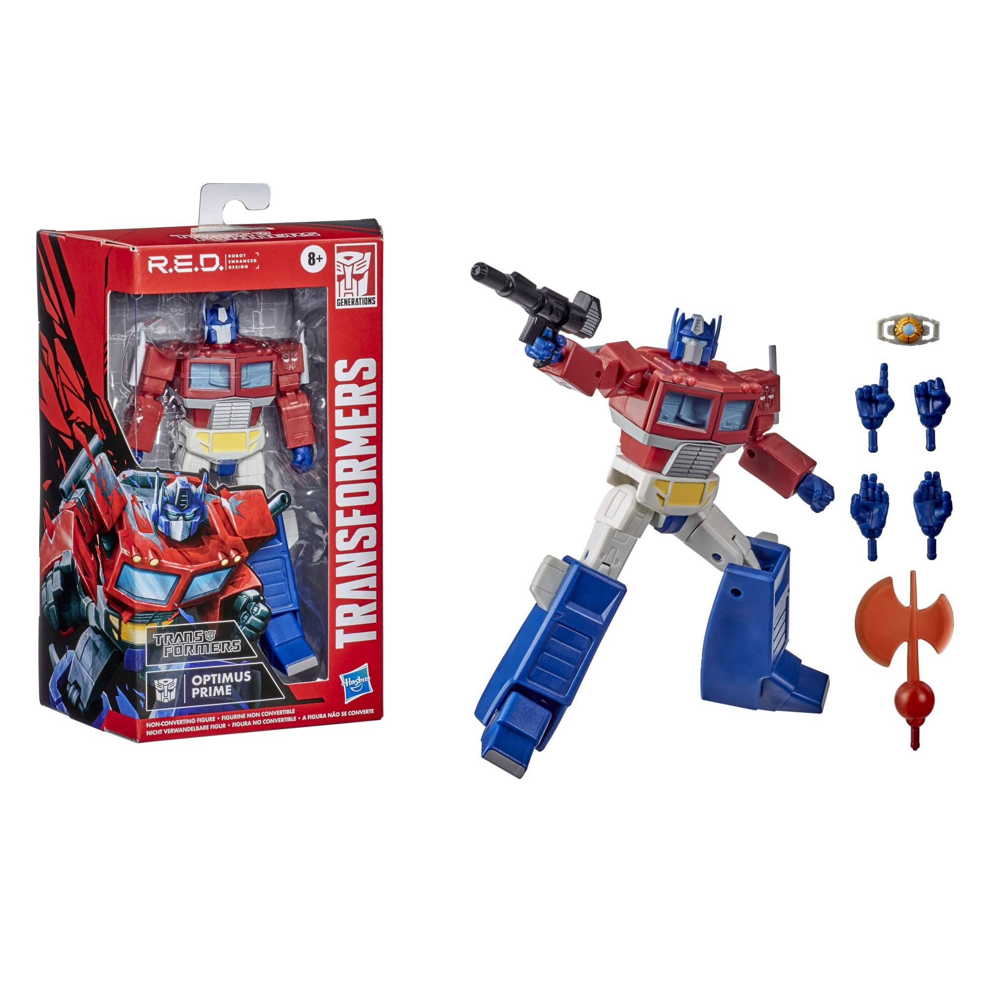 R.E.D. [Robot Enhanced Design] The Transformers G1 Optimus Prime, Non-Converting Figure