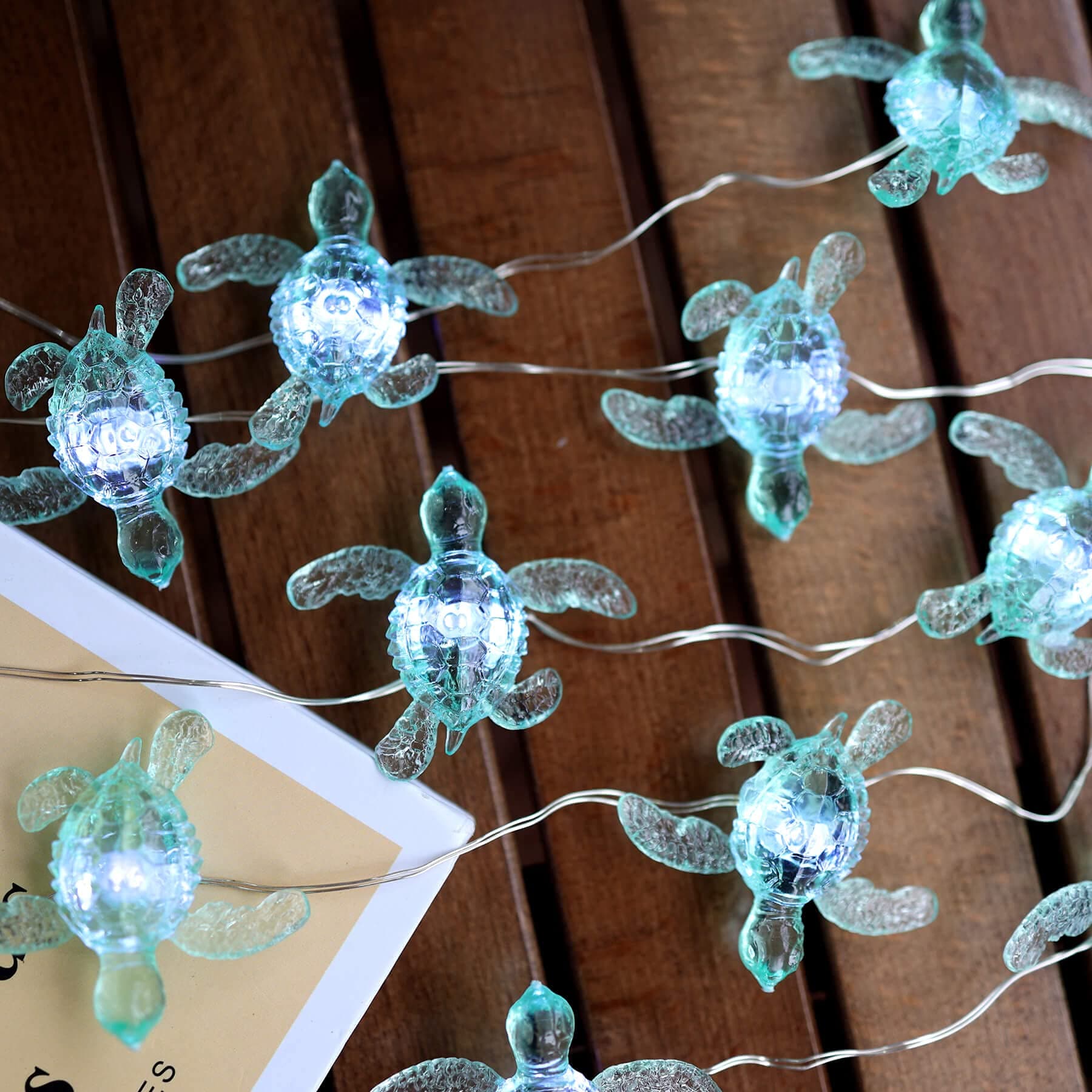 Green Sea Turtle String Lights
