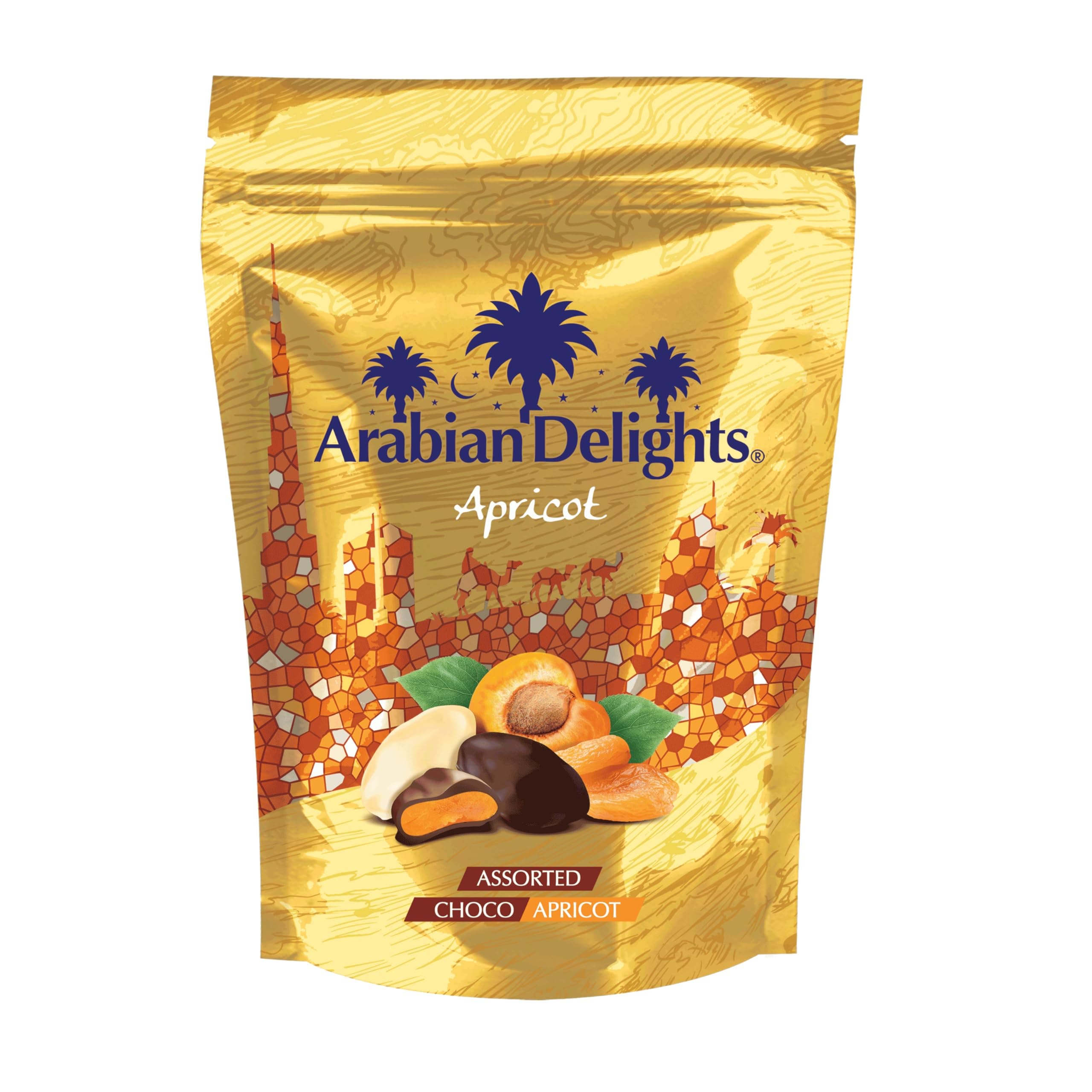 Arabian Delights Apricot Assorted Choco Apicots - 250g
