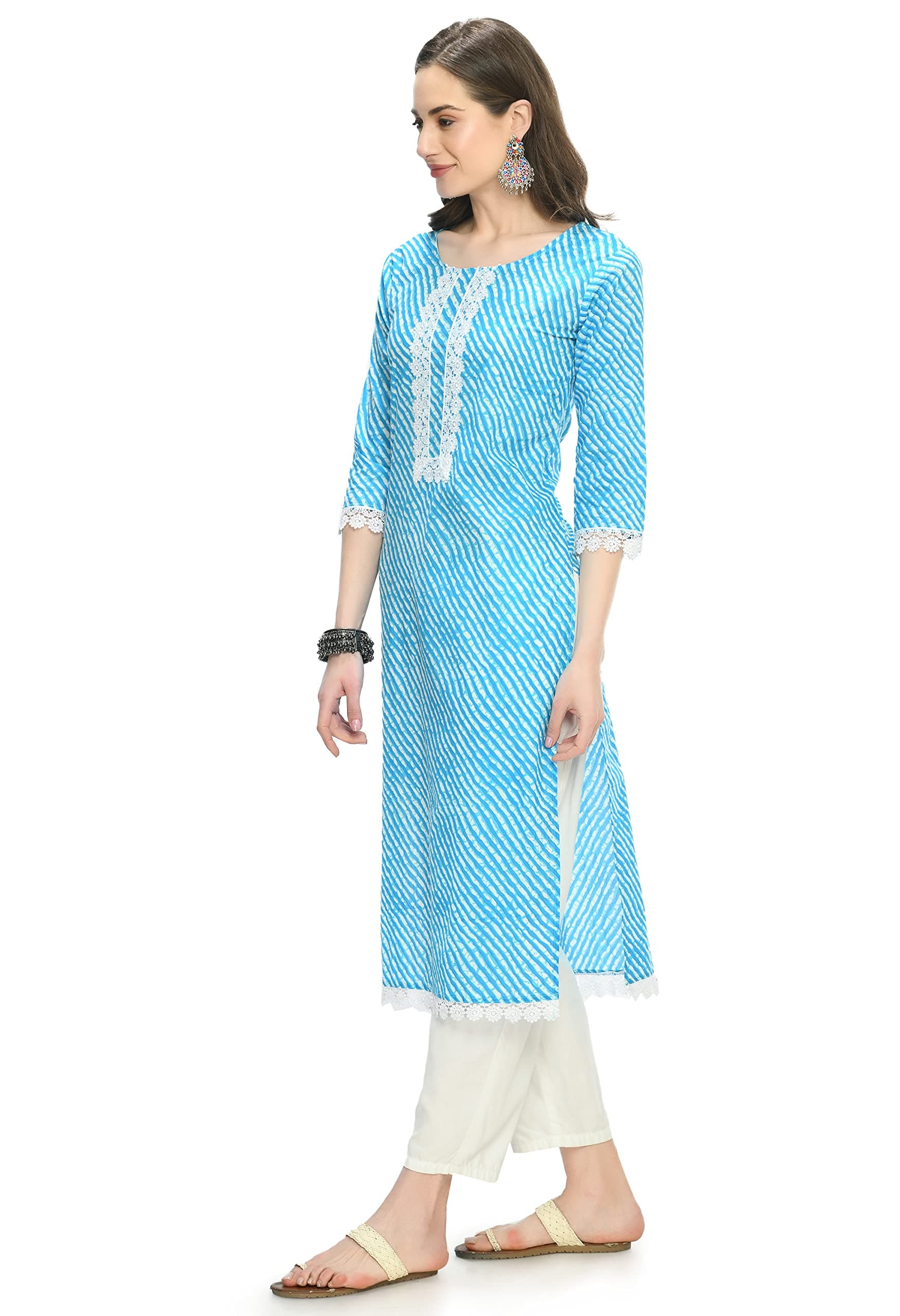AnjuShree ChoiceWomen Plus Size Cotton Kurti