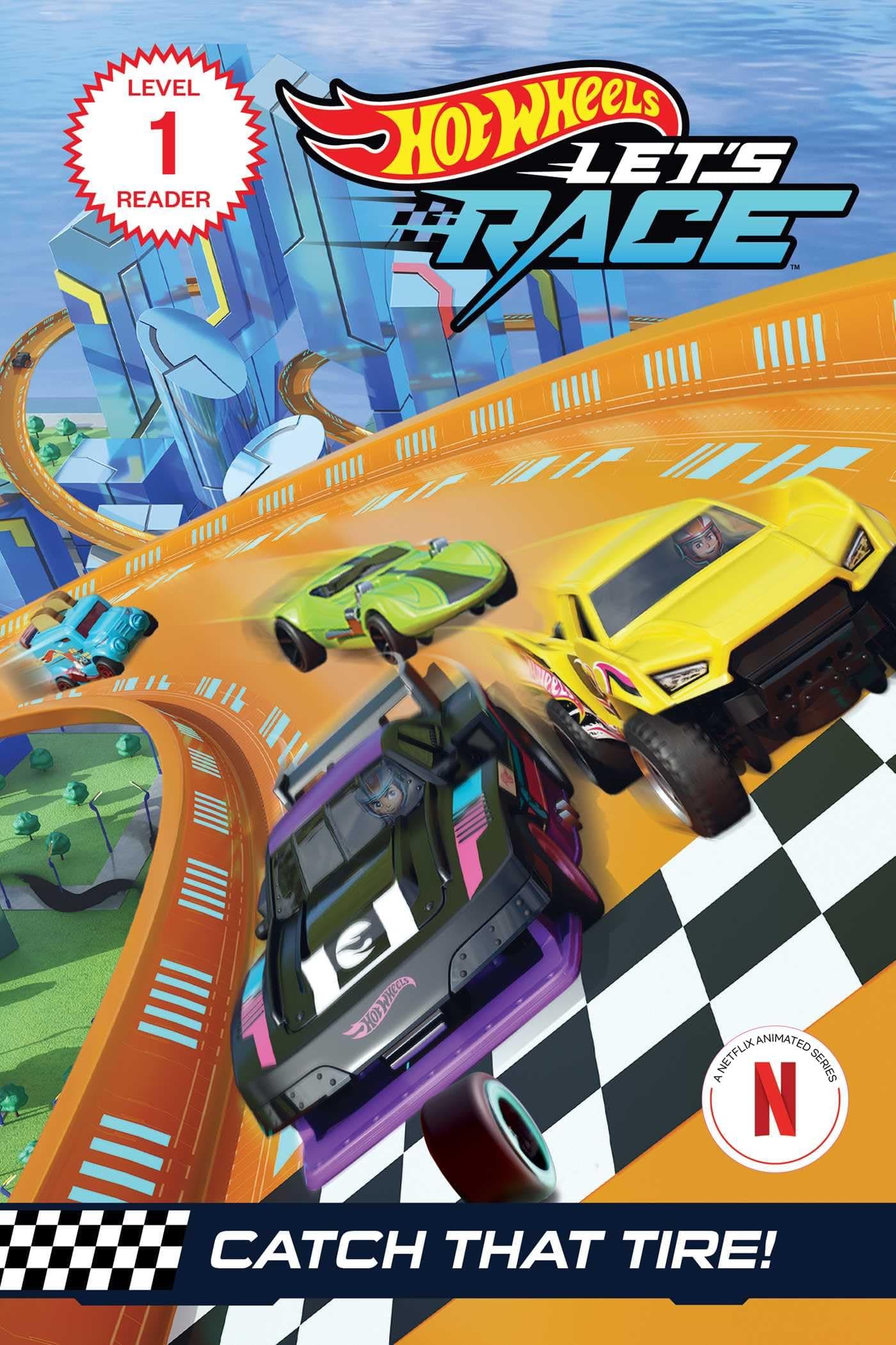 Hot Wheels Let's Race: Catch that Tire! (Mattel Reader, Level 1)