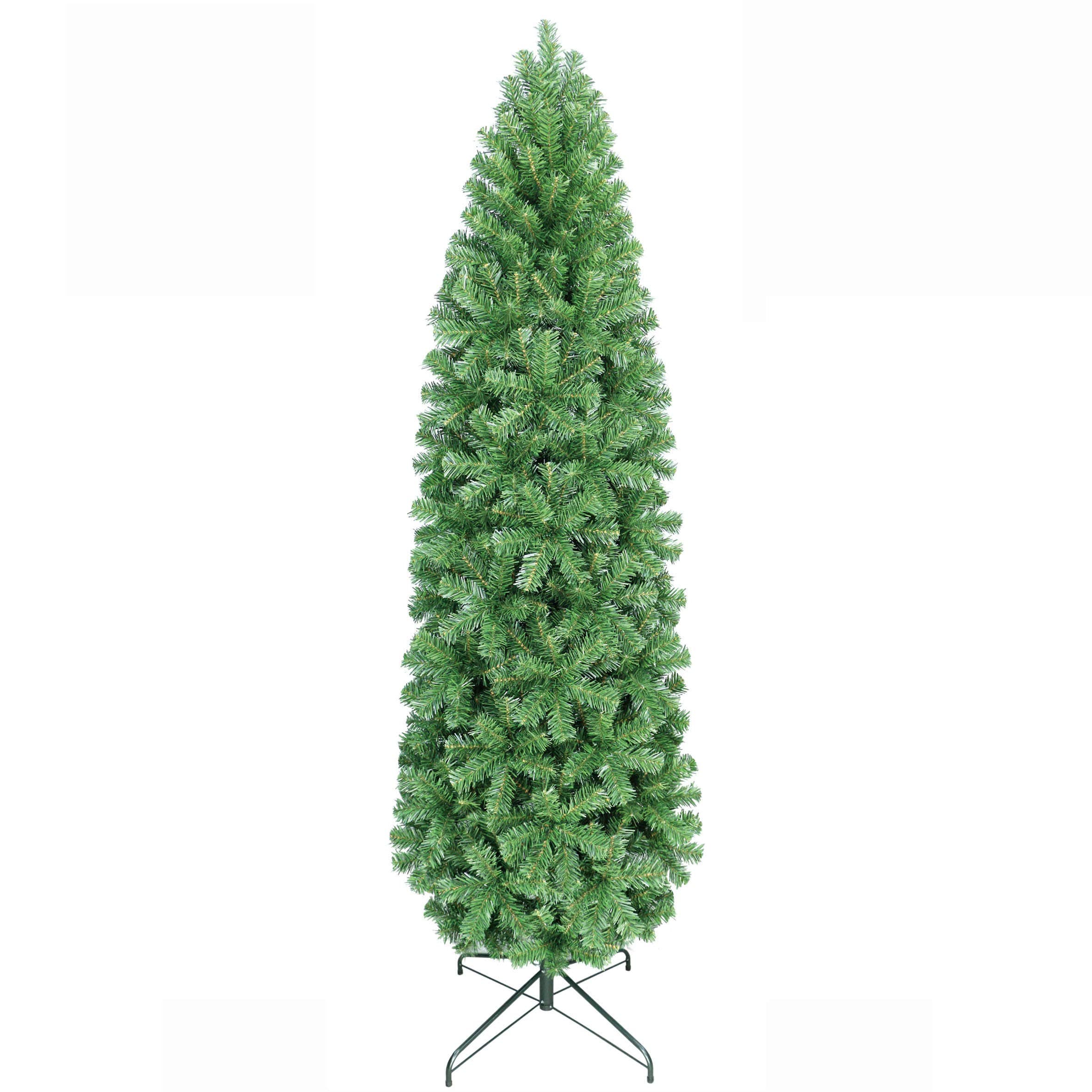 7ft Eco-Friendly Oncor Slim Pencil Pine Christmas Tree