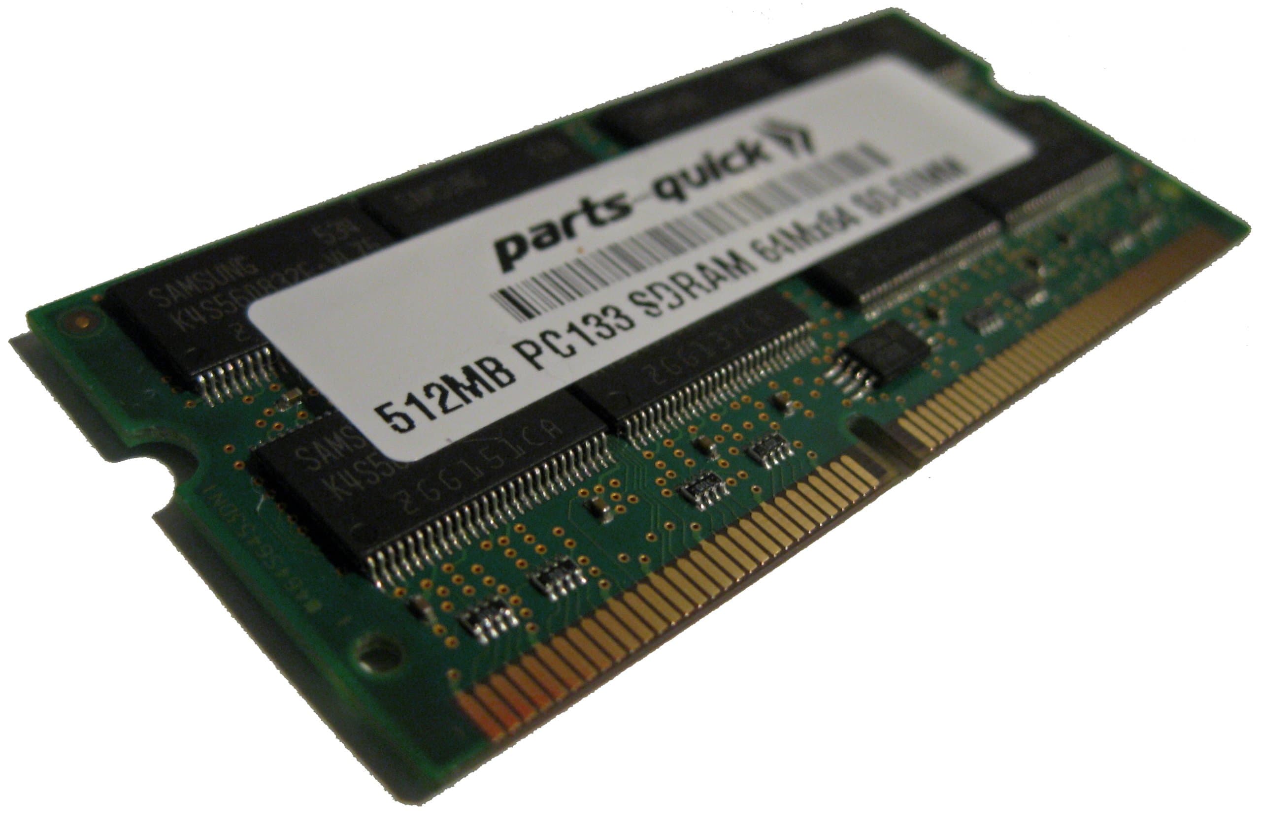 512Mb Pc133 Sdram 144 Pin So-Dimm Memory Ram For Apple Imac G4 Flat Panel 700Mhz 800Mhz User Socket (Parts-Quick Brand)