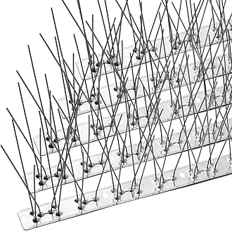 OFFO Bird Spikes with Stainless Steel Base,Cover 8.28m Pigeon Spikes for Roofs and Windows,Bird Deterrent Spikes Set for Deterring Crows,Seagulls and Small Birds