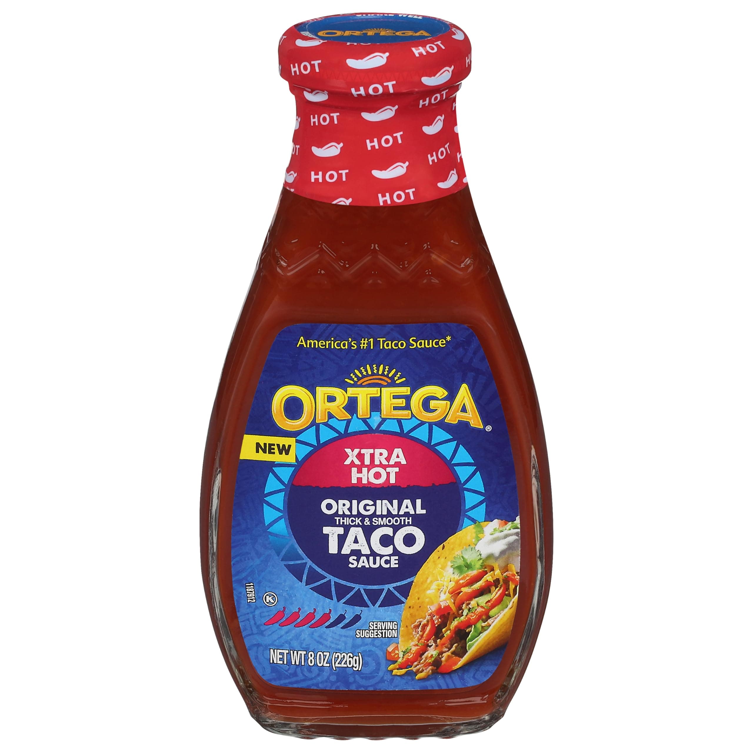 Xtra Hot Taco Sauce, 8 Ounce