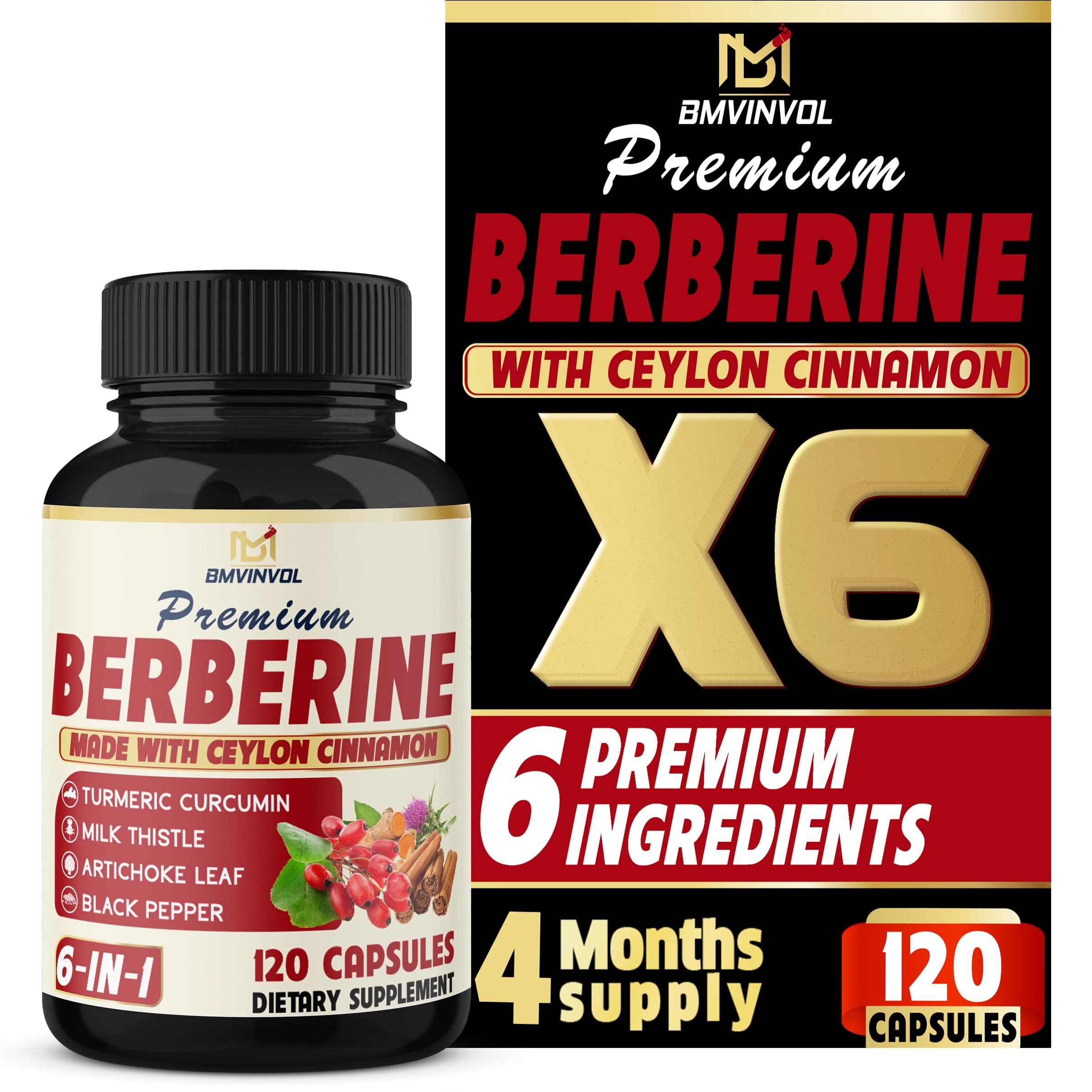 Premium Berberine HCL 7600mg