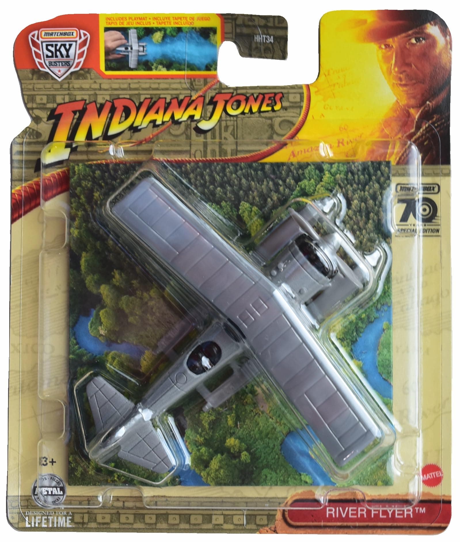 Sky Busters River Flyer, Includes playmat [Indiana Jones]
