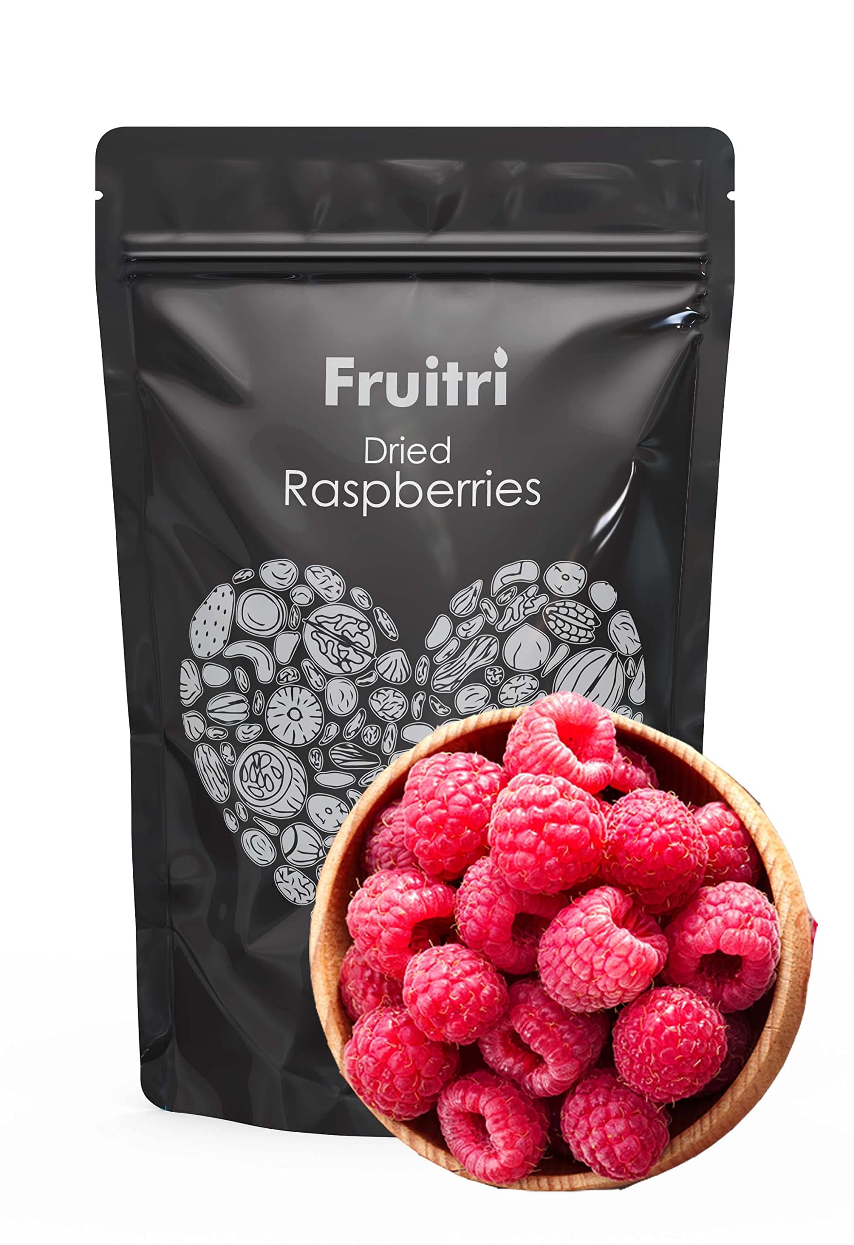 Dried Whole Raspberries 250 grams
