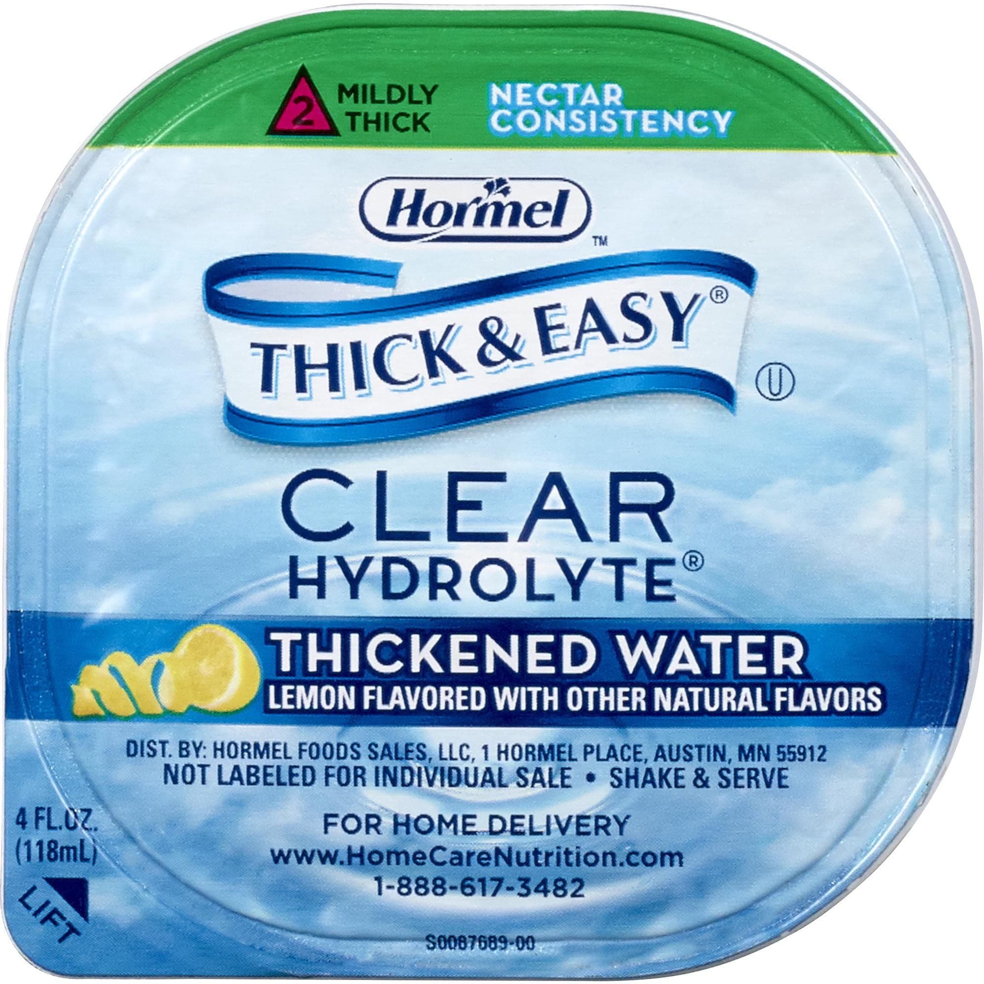 Thick & Easy Hydrolyte Thickened Water Lemon 4 oz. Cup 24 Ct