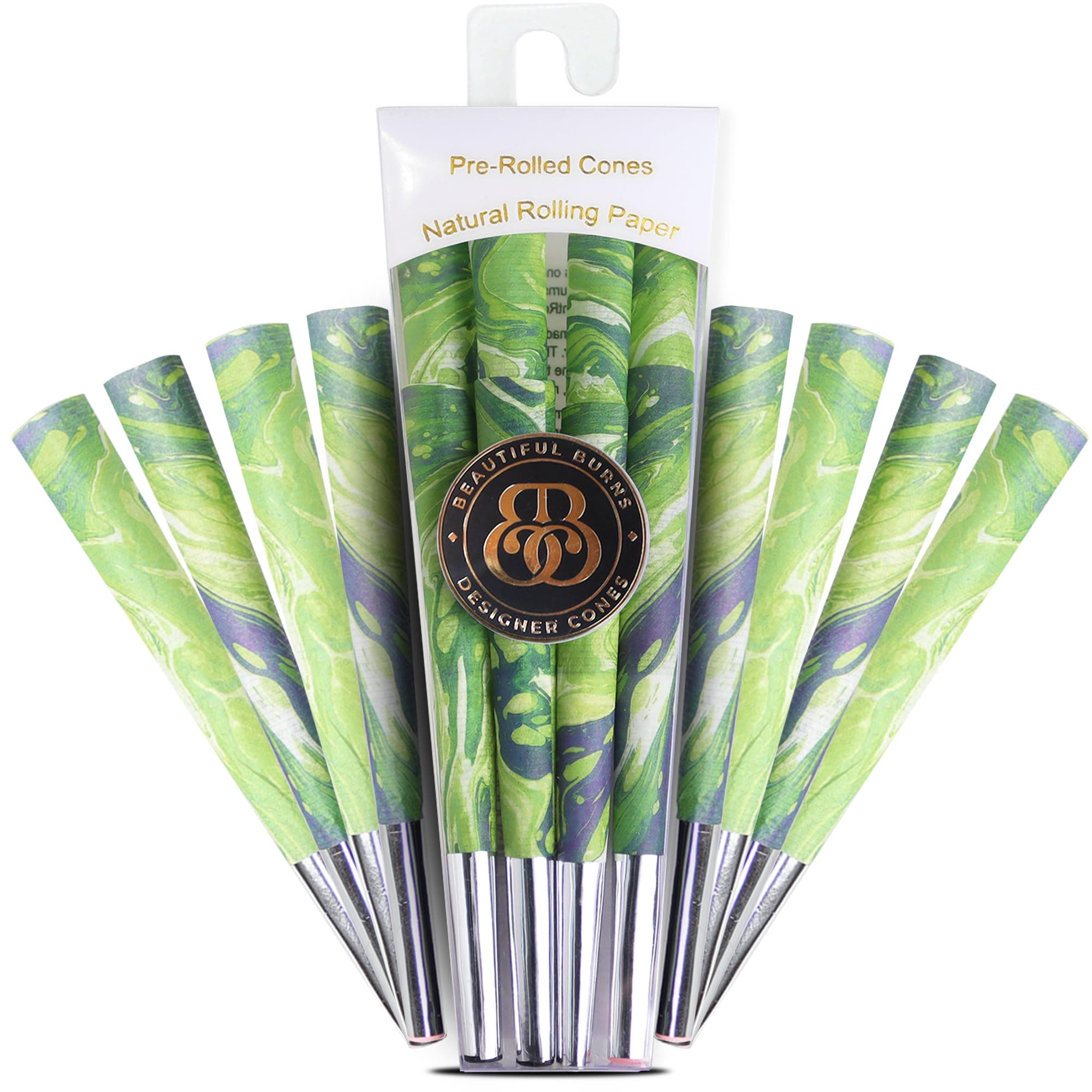 Beautiful Burns, Devil's Lettuce Pre-Rolled Cones - 8 Pack of Pre Roll Cone Shells
