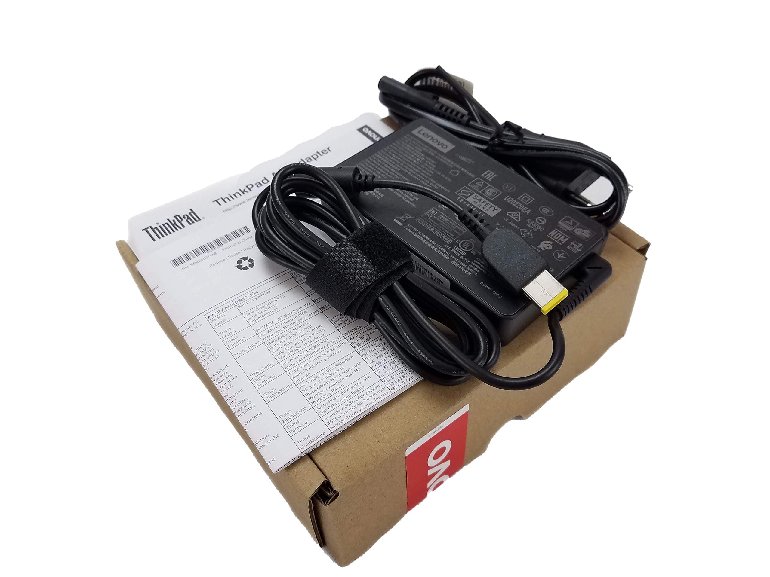 ThinkPad 65W AC Adapter (Slim Tip) - power adapter - 65 Watt(0A36266) Black
