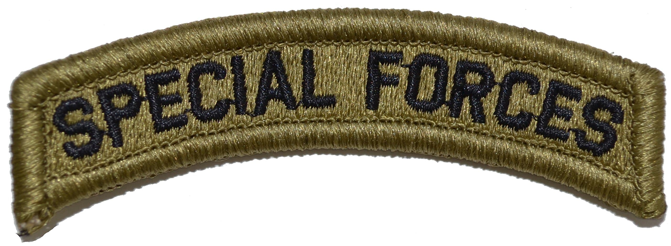U.S. Special Forces Tab Multicam OCP Scorpion Camo Hook Fastener Patch Made in USA