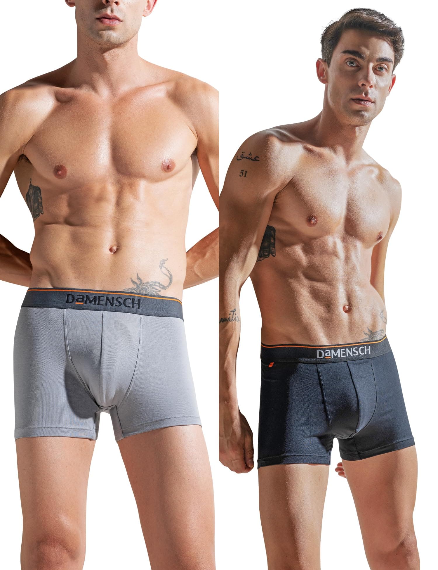 Regular Fit Solid Cotton Blend Trunk Underwear Anti-Bacterial Moisture Wicking Breathable Microfibre Waistband Deo-Cotton Trunks for Men